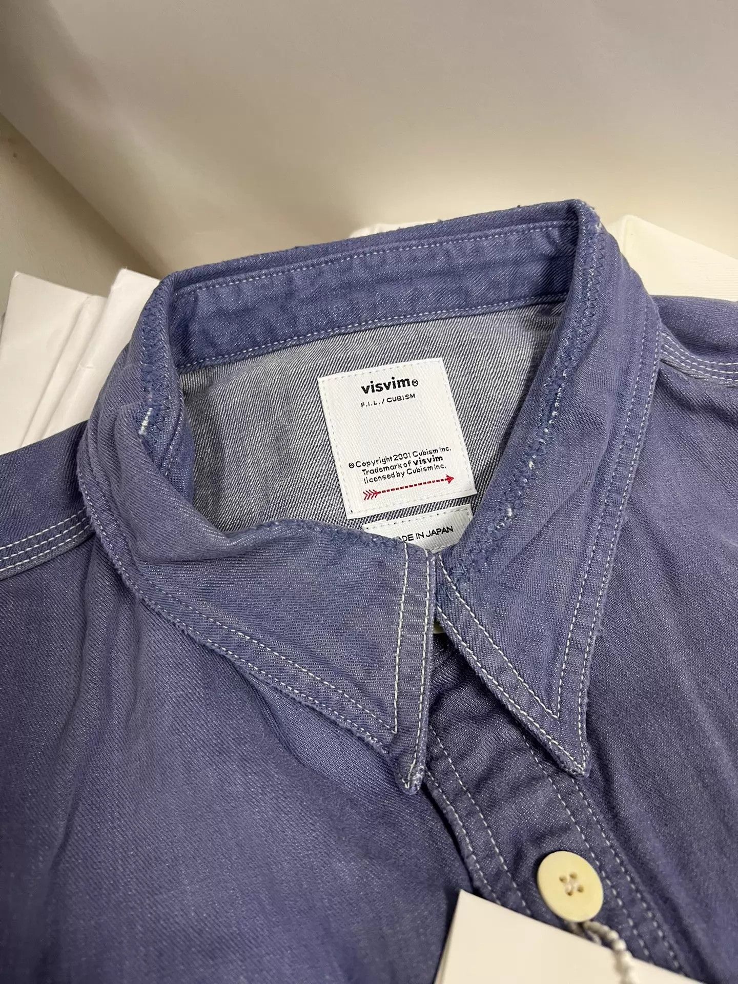 Visvim VISVIM LARRIKAN CRASH SHIRT NAVY 1 NWT (tags & bag) Size US S / EU 44-46 / 1 - 6 Thumbnail