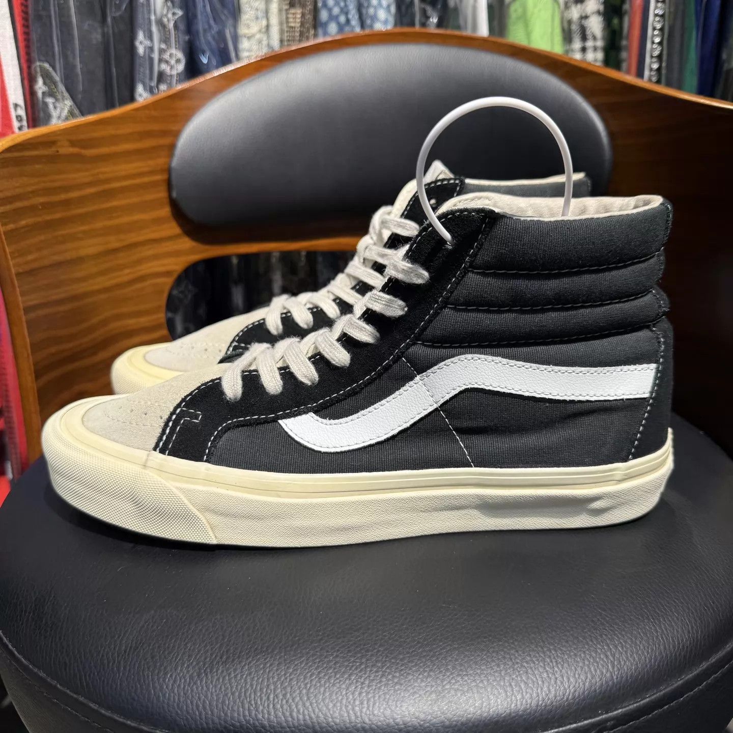 Vans Vans SK8-X Fear of God 43 Black/White/Gray 9.5/10 Size US 9.5 / EU 42-43 - 6 Thumbnail