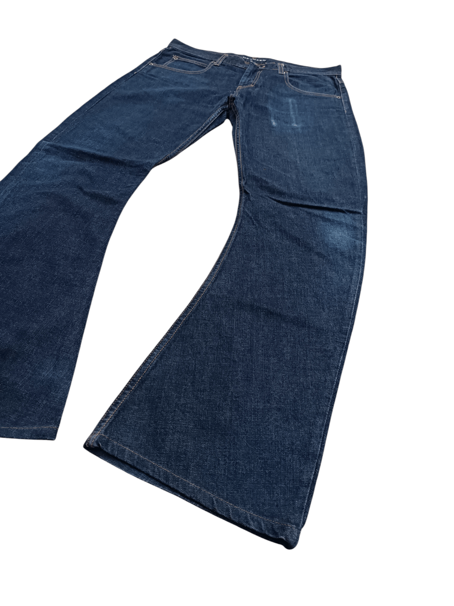 Japanese Brand FLARED💥GENNARO TWISTED LEG DENIM PANT Size US 34 / EU 50 - 1 Thumbnail