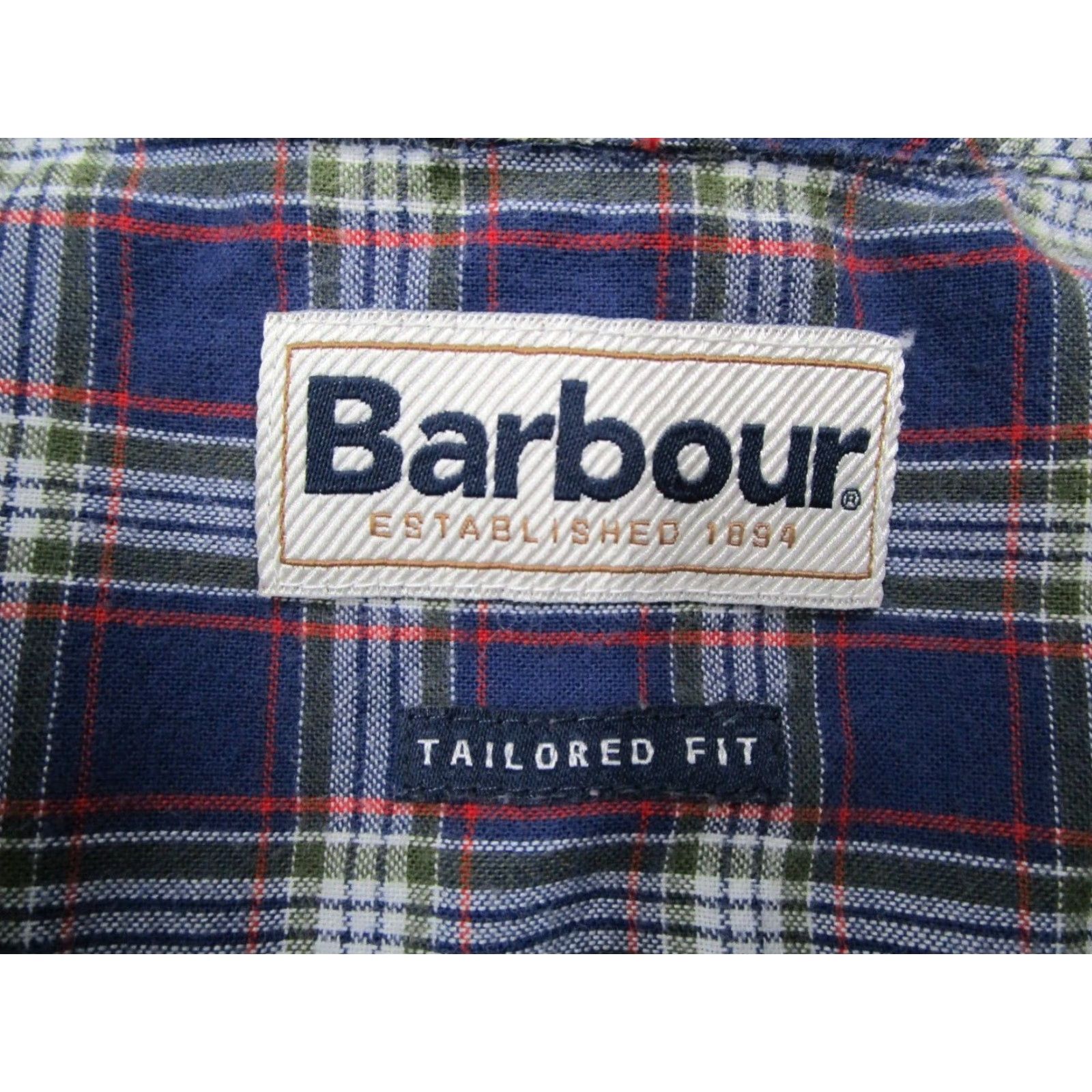 Barbour Barbour Shirt Men XL Blue Plaid Button-Up Warren Tailored Fit Long Sleeve Casual Shirt Size US XL / EU 56 / 4 - 3 Thumbnail