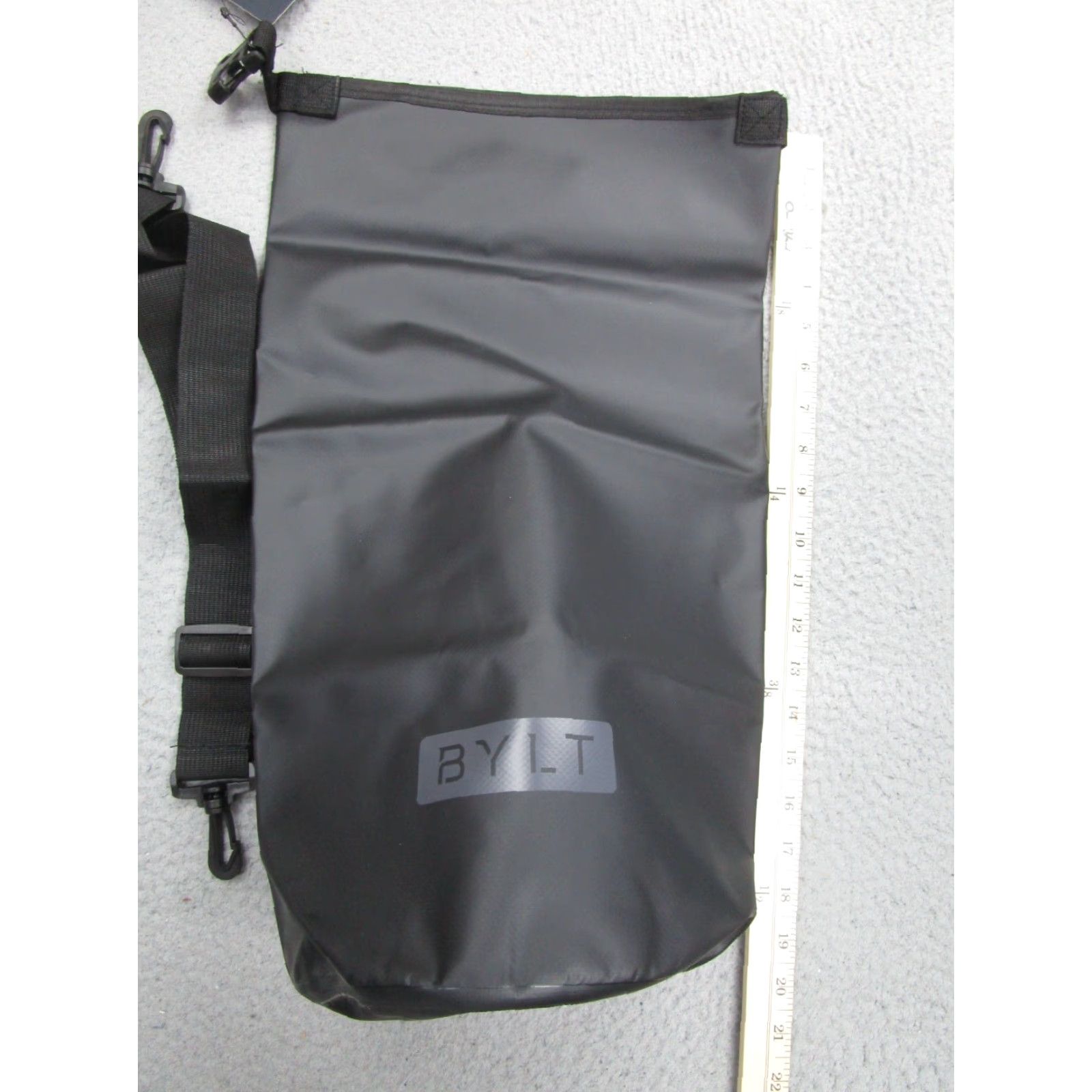 Vintage BYLT Duffle Bag Men Travel Sling Crossbody Black Adult Medium–Size Lightweight PU Purse Gym Duffle Size ONE SIZE - 2 Thumbnail