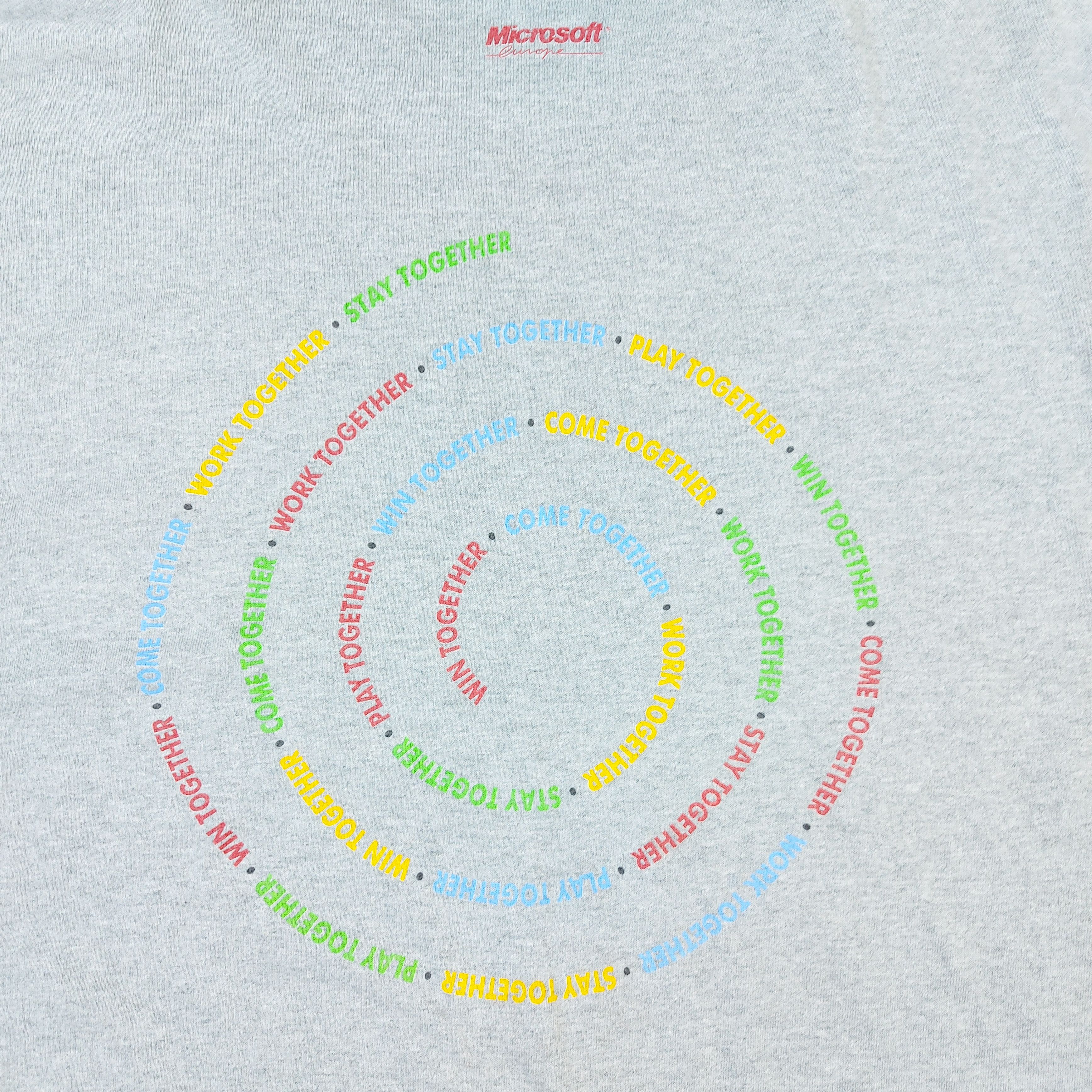 Microsoft Vintage 90s Microsoft 1993 European Sales Meeting TEE Size US XL / EU 56 / 4 - 5 Thumbnail