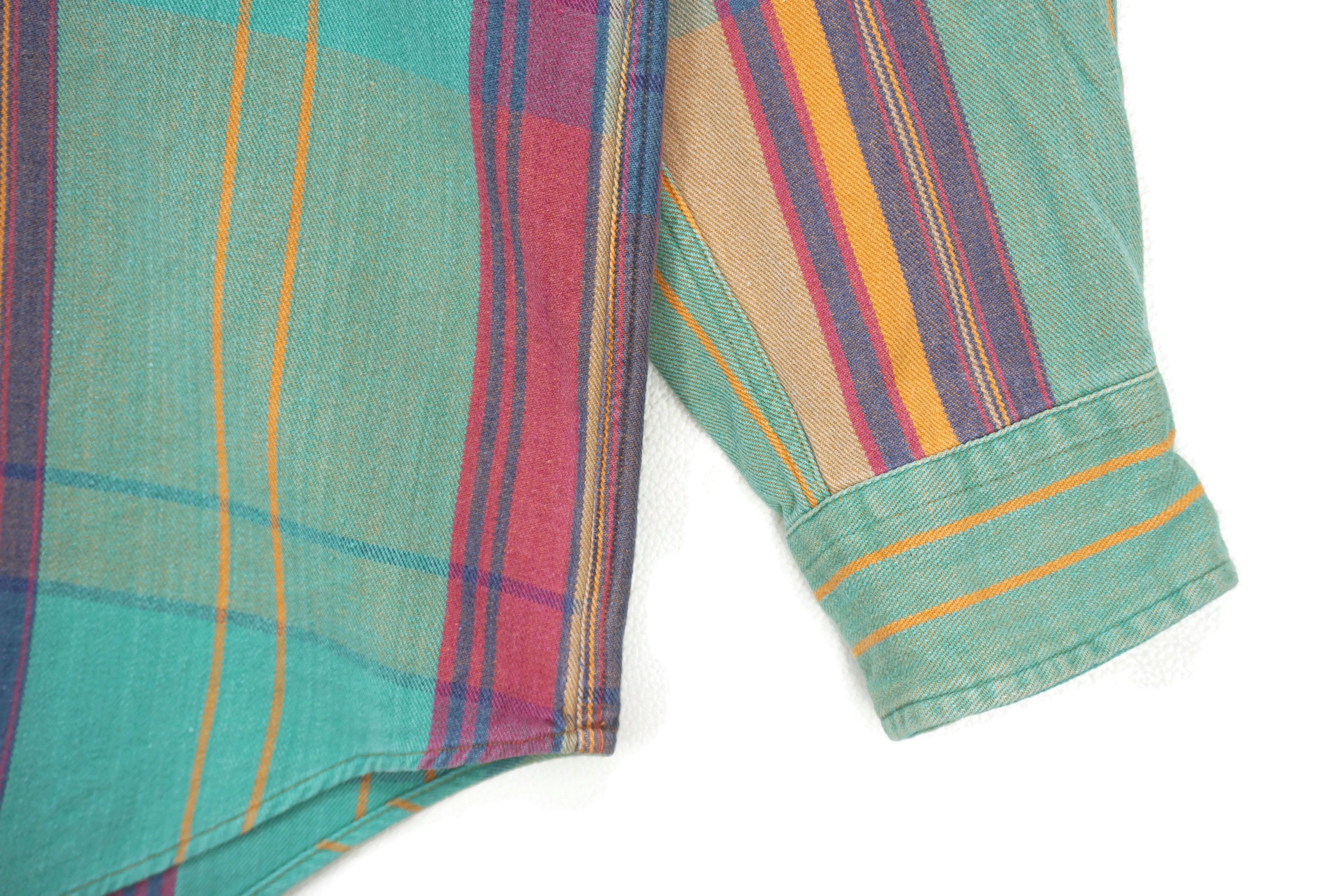 Polo Ralph Lauren Vintage Polo Baggy Flannel Size M Made in Singapore Size US M / EU 48-50 / 2 - 7 Thumbnail