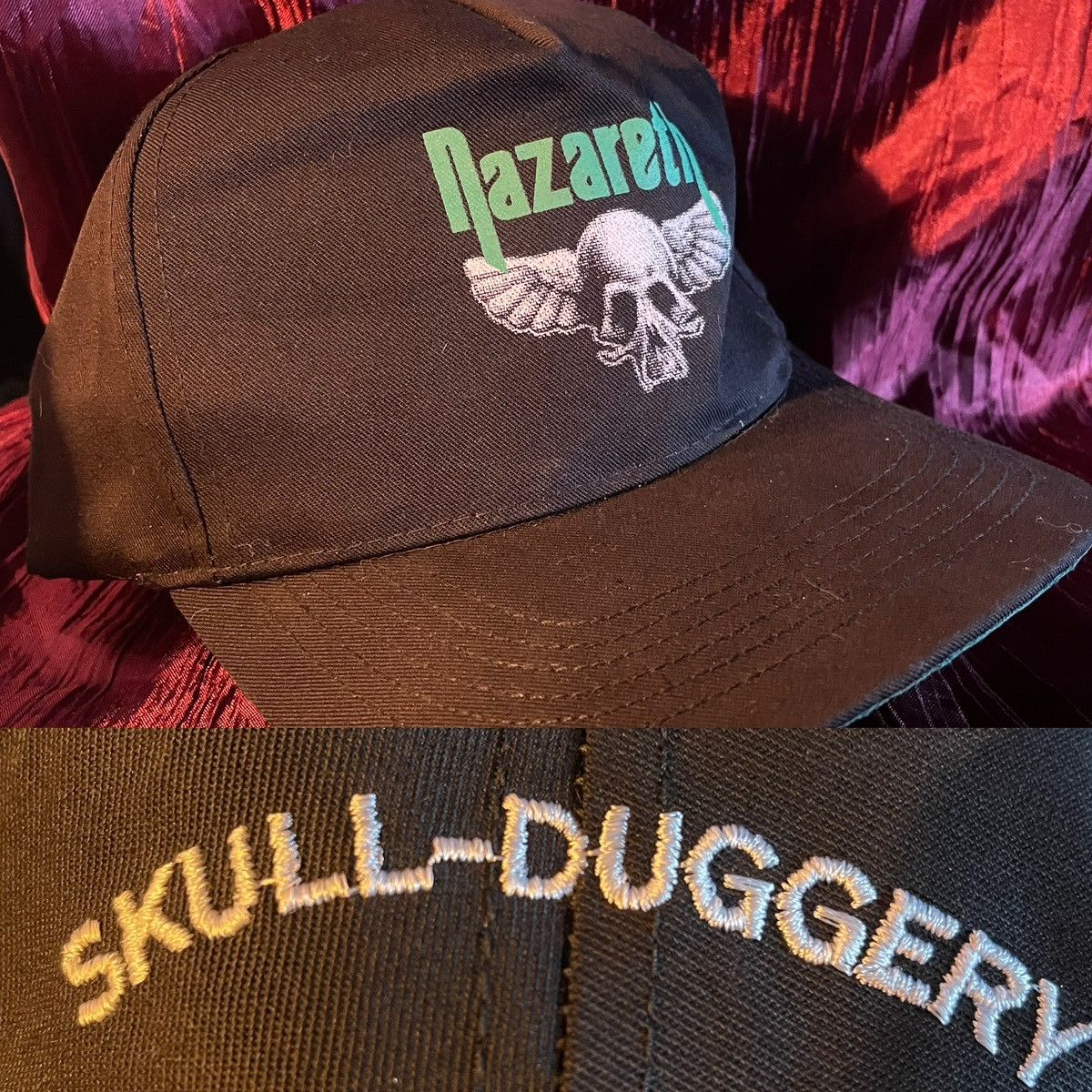 Vintage Nazareth / Skull - Duggery hat Adjustable Size ONE SIZE - 1 Thumbnail