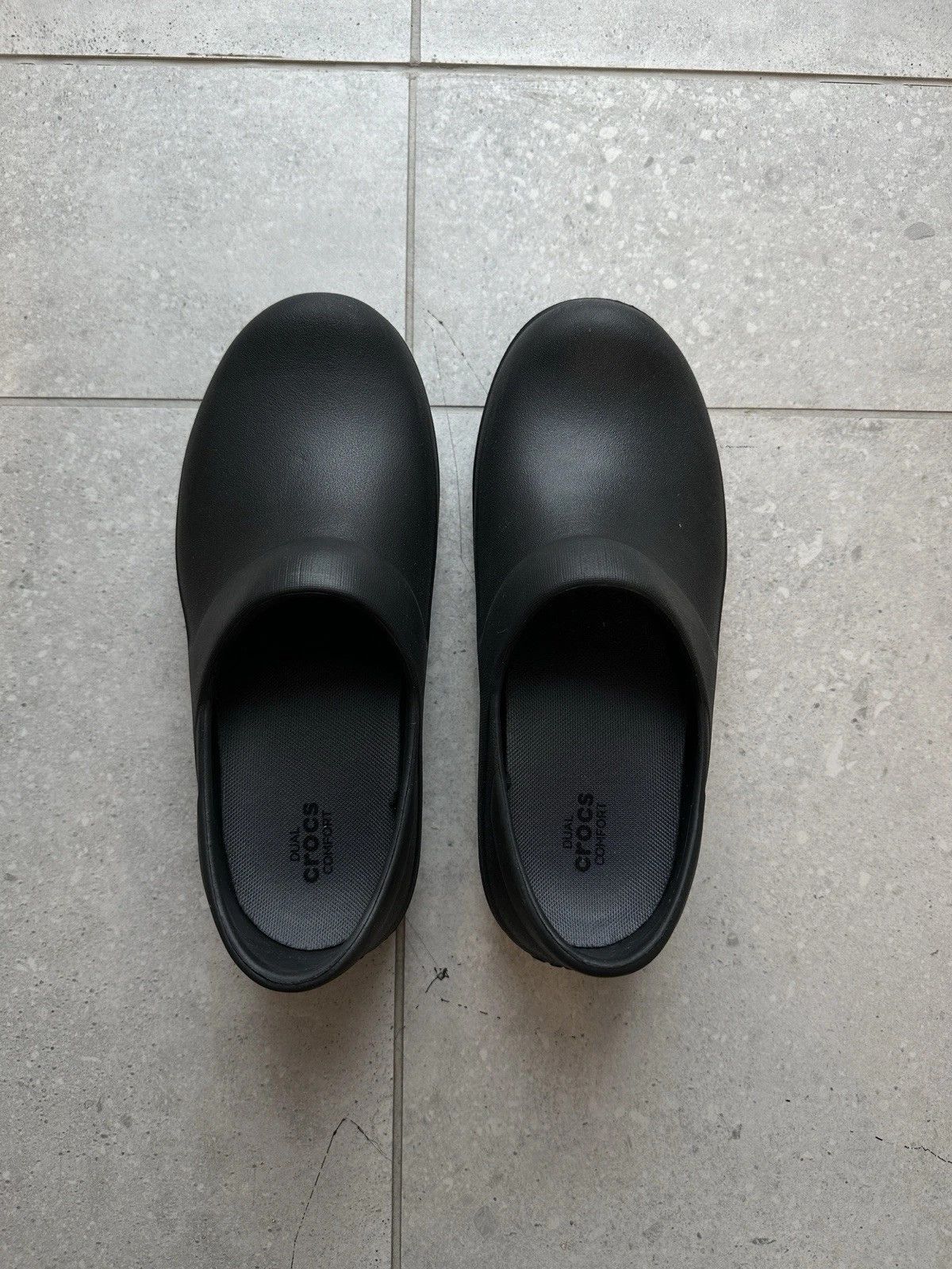 Crocs CROCS Dual Comfort Black Womens Rubber Slip On Shoes Size US 8 / IT 38 - 3 Thumbnail