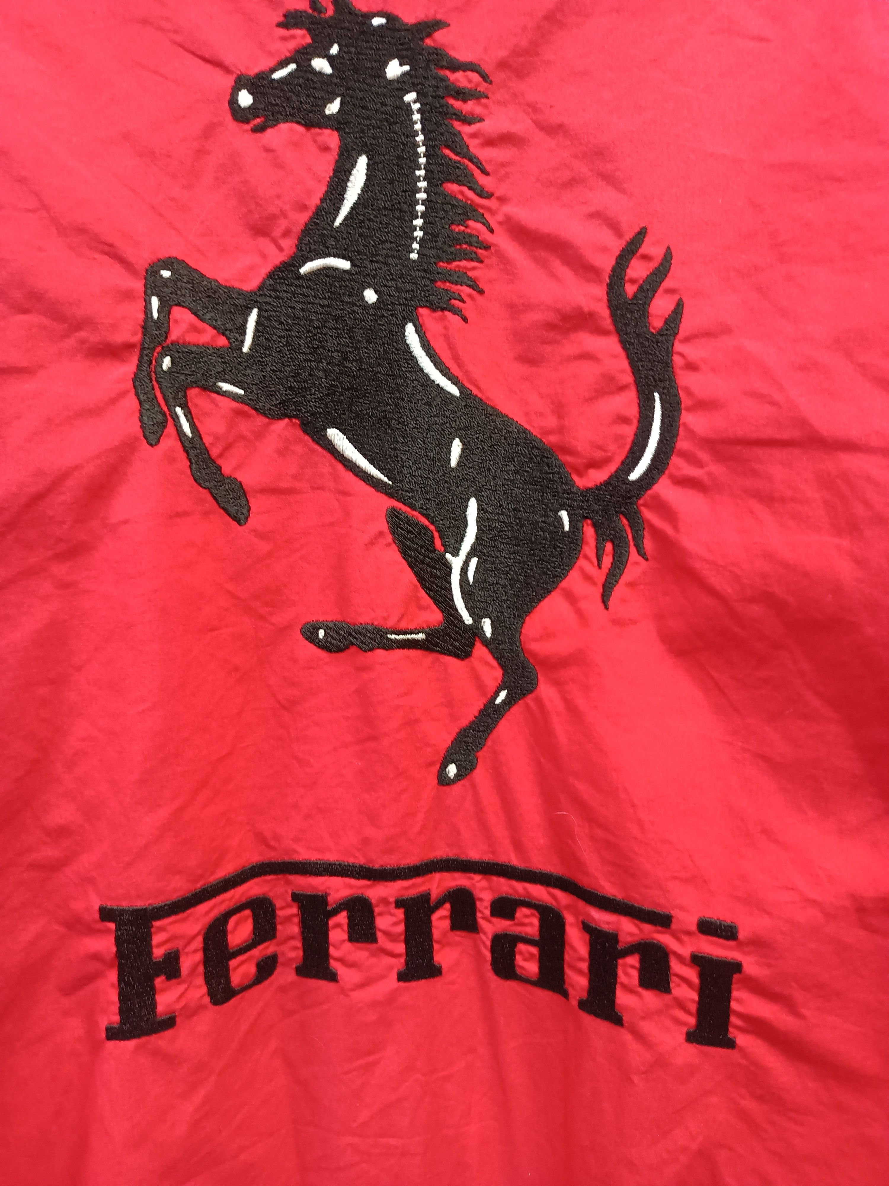 Ferrari vintage bomber jacket Ferrari embroidered (faded & stain) Size US M / EU 48-50 / 2 - 9 Thumbnail