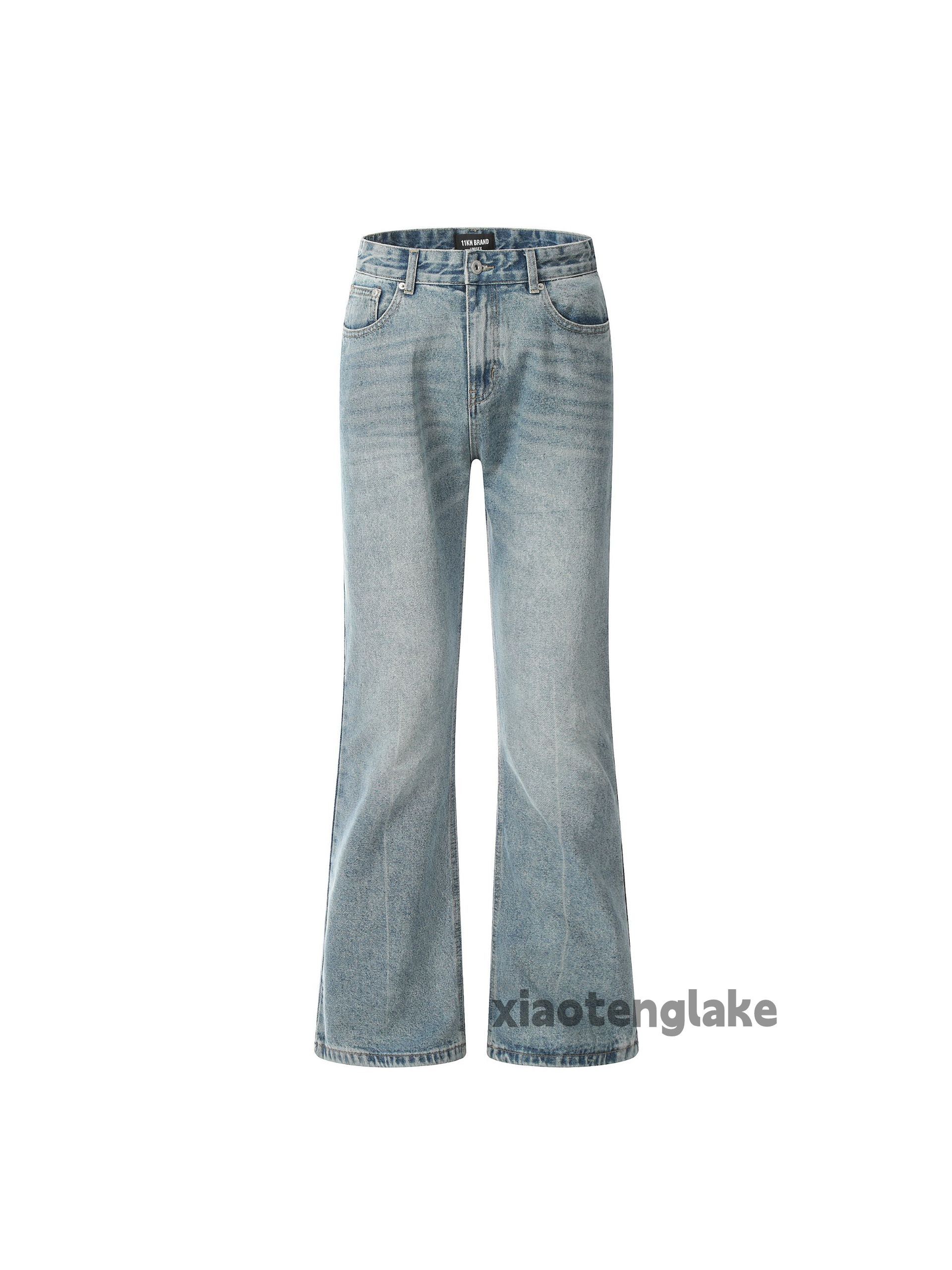Designer × Jean × Vintage Unisex washed faded cleanfit yuppie bootcut flared jeans Size US 34 / EU 50 - 2 Thumbnail