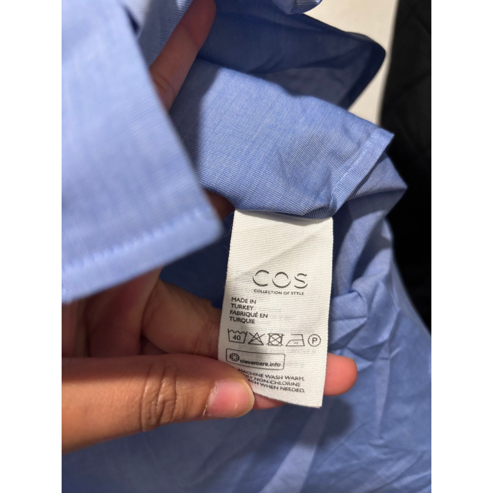 Cos NWOT COS Short-Sleeved Shirt With Turn Ups Sz 2 Size XS / US 0-2 / IT 36-38 - 7 Thumbnail