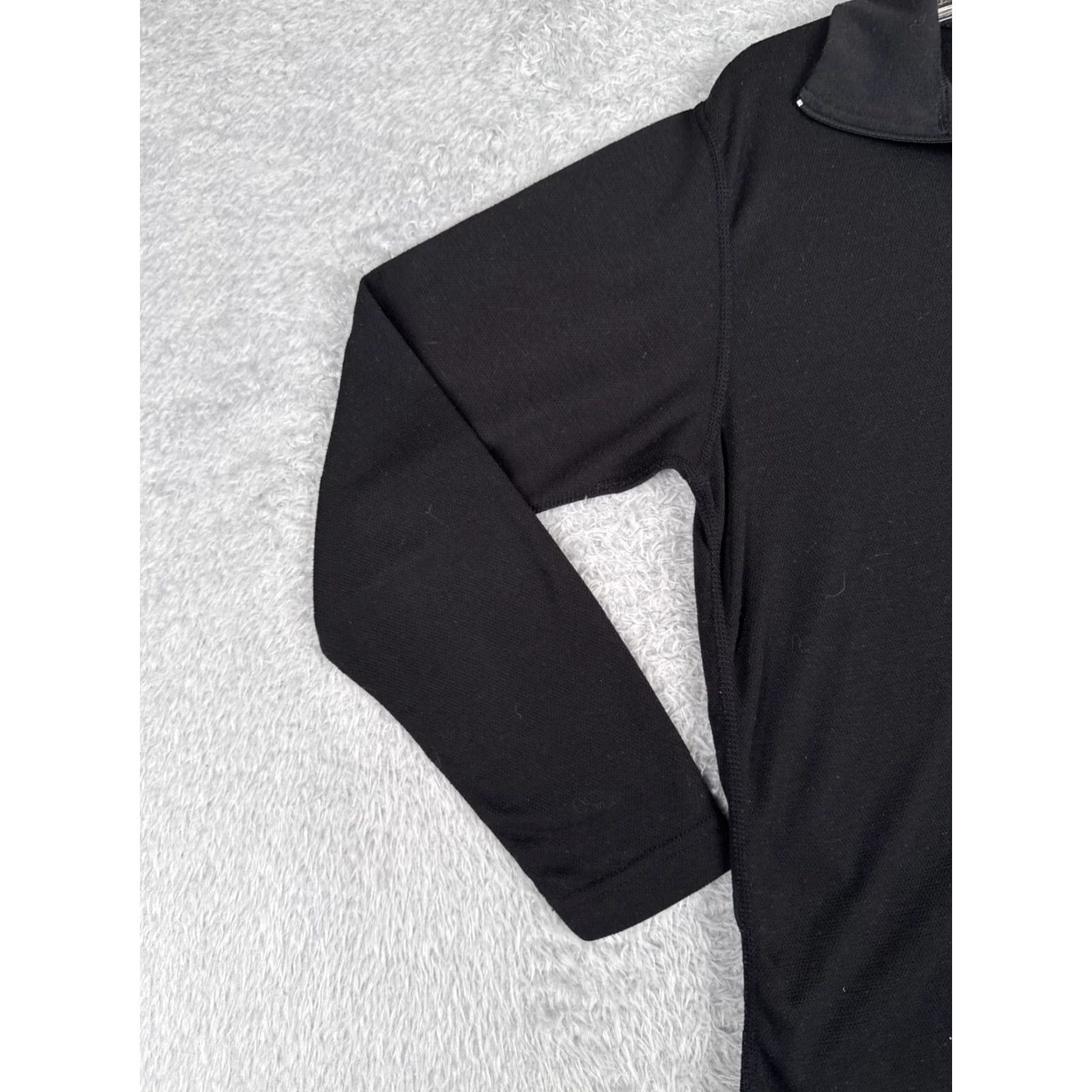 The North Face The North Face Shirt Men Large Black Long Sleeve 1/4 Zip Mock Neck Polyester Size US S / EU 44-46 / 1 - 3 Thumbnail