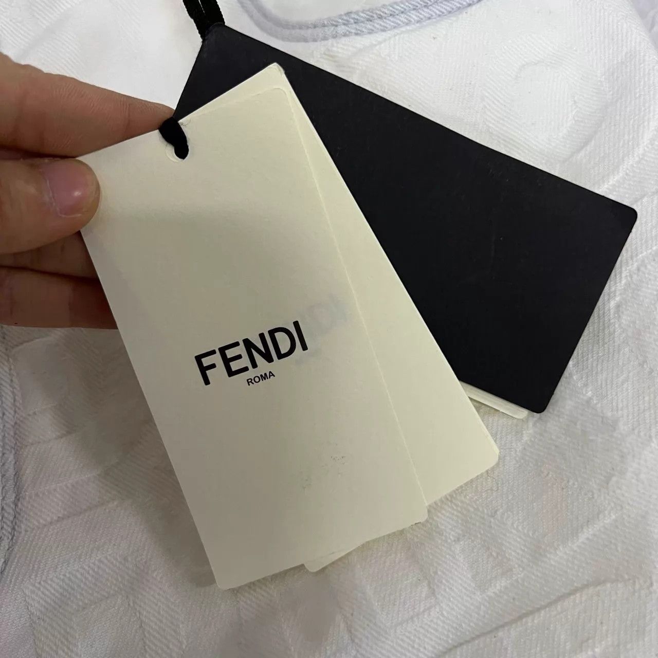 Fendi FENDI x Mars Jacobs White Logo Jeans NWT 32,34,36 Size US 34 / EU 50 - 6 Thumbnail