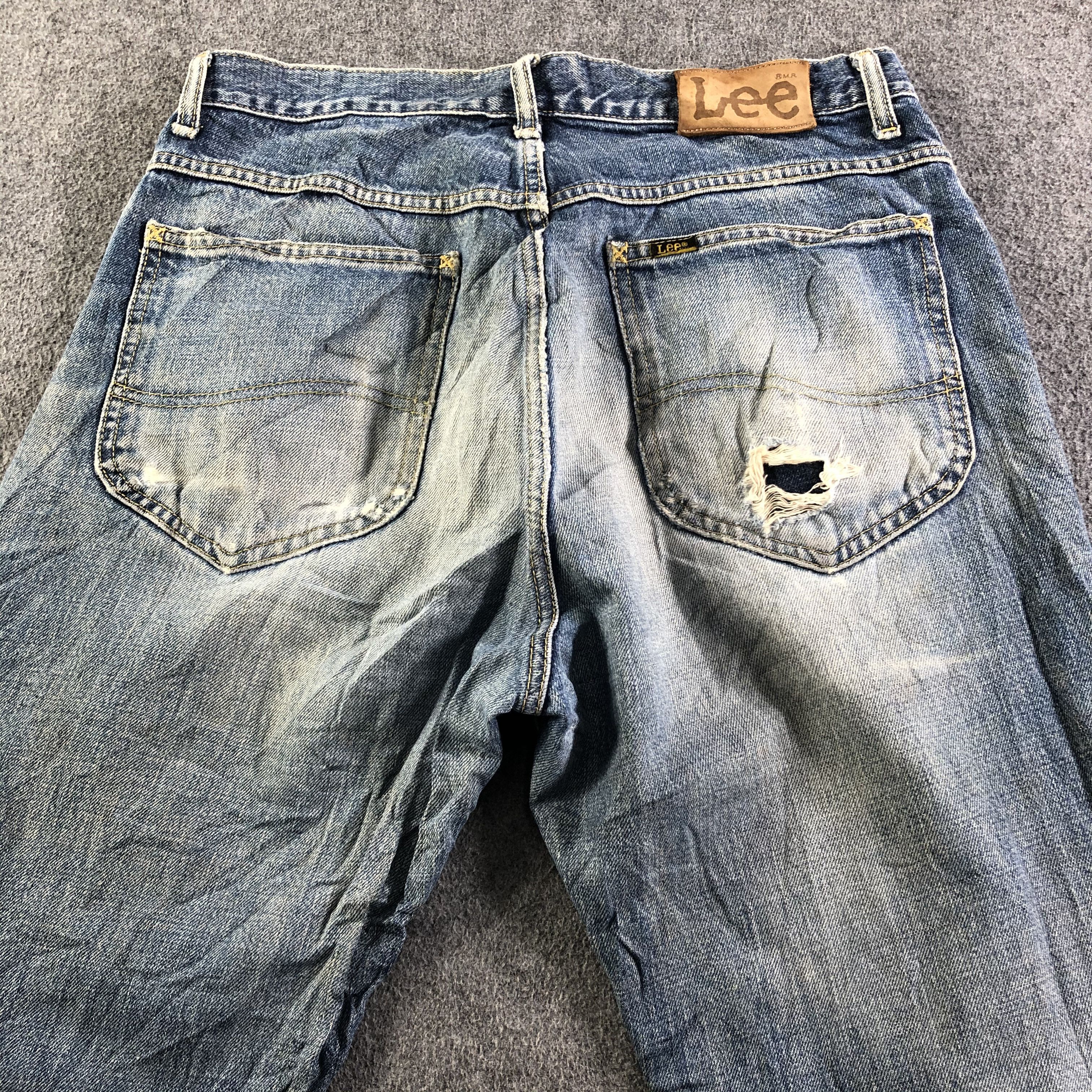 Lee Vintage Blue Wash Lee Jeans-J3555 Size US 32 / EU 48 - 4 Thumbnail