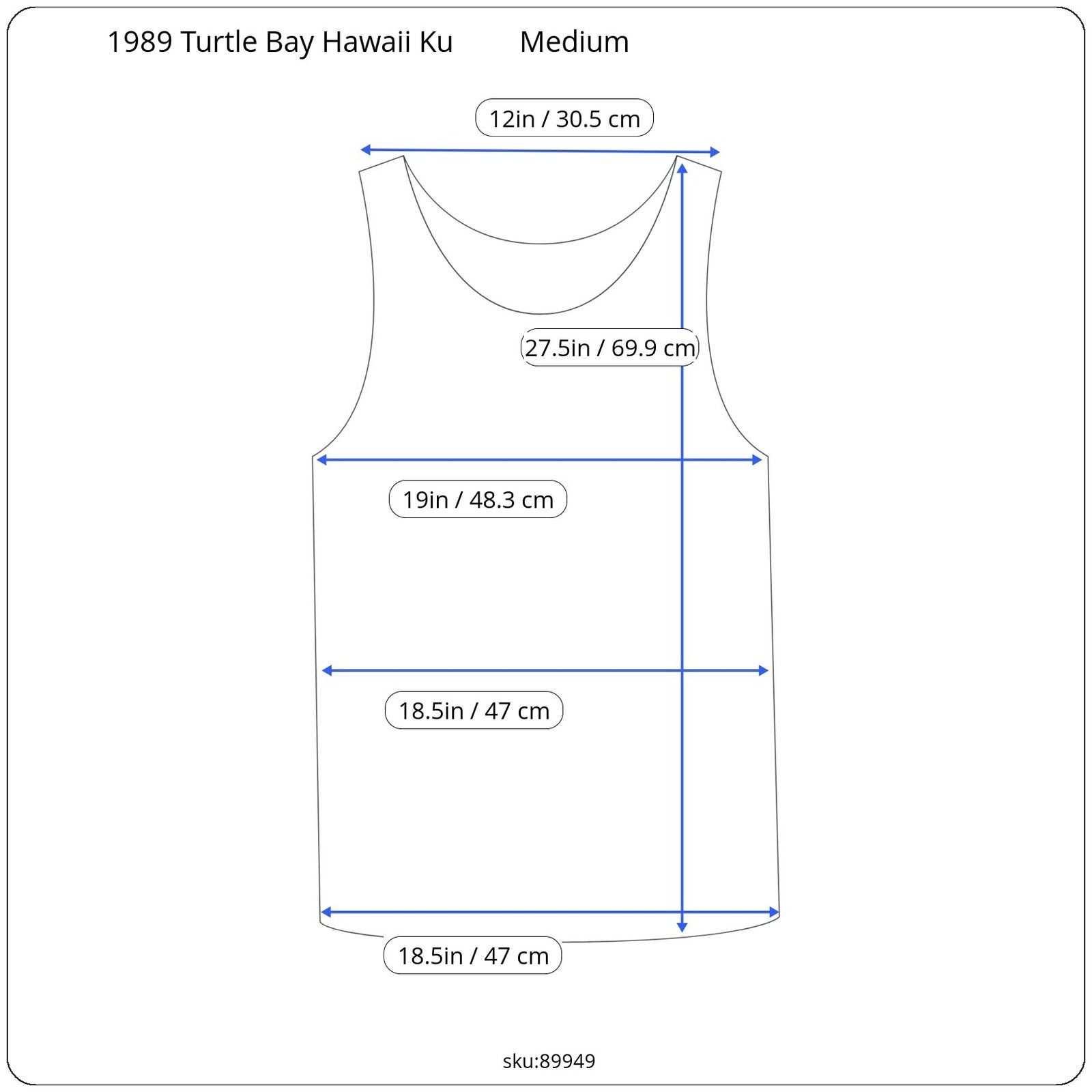 Vintage 1989 Oneita Turtle Bay Neon Tank Single Stitch M Size US M / EU 48-50 / 2 - 2 Thumbnail