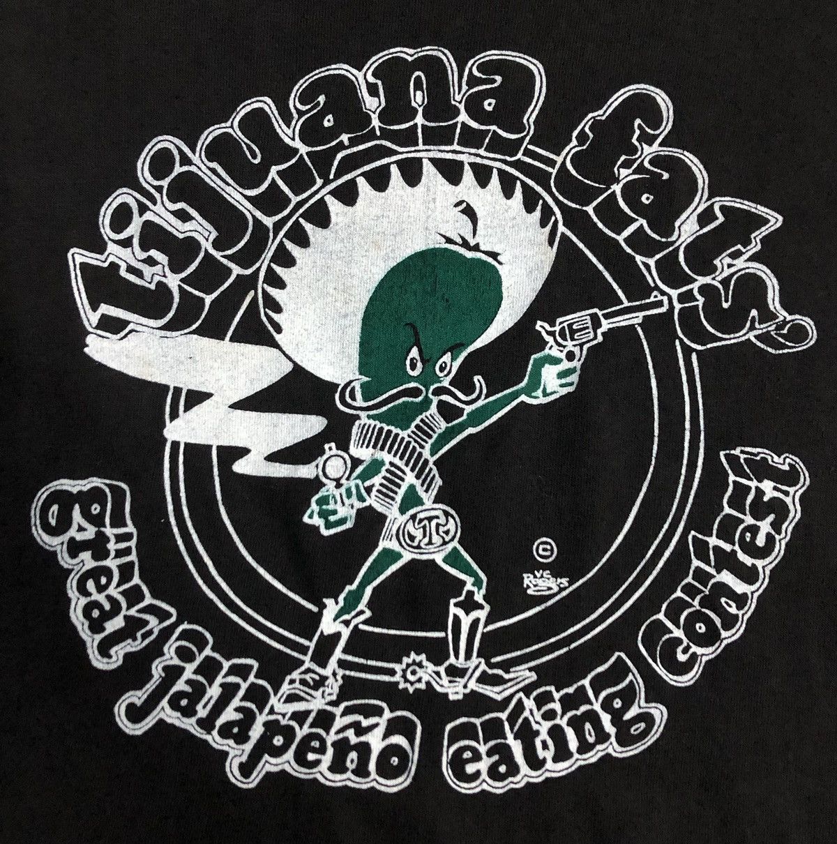 Vintage Vintage Printers Choice Tijuana Fats Made In Usa T-Shirt Size US XL / EU 56 / 4 - 3 Thumbnail
