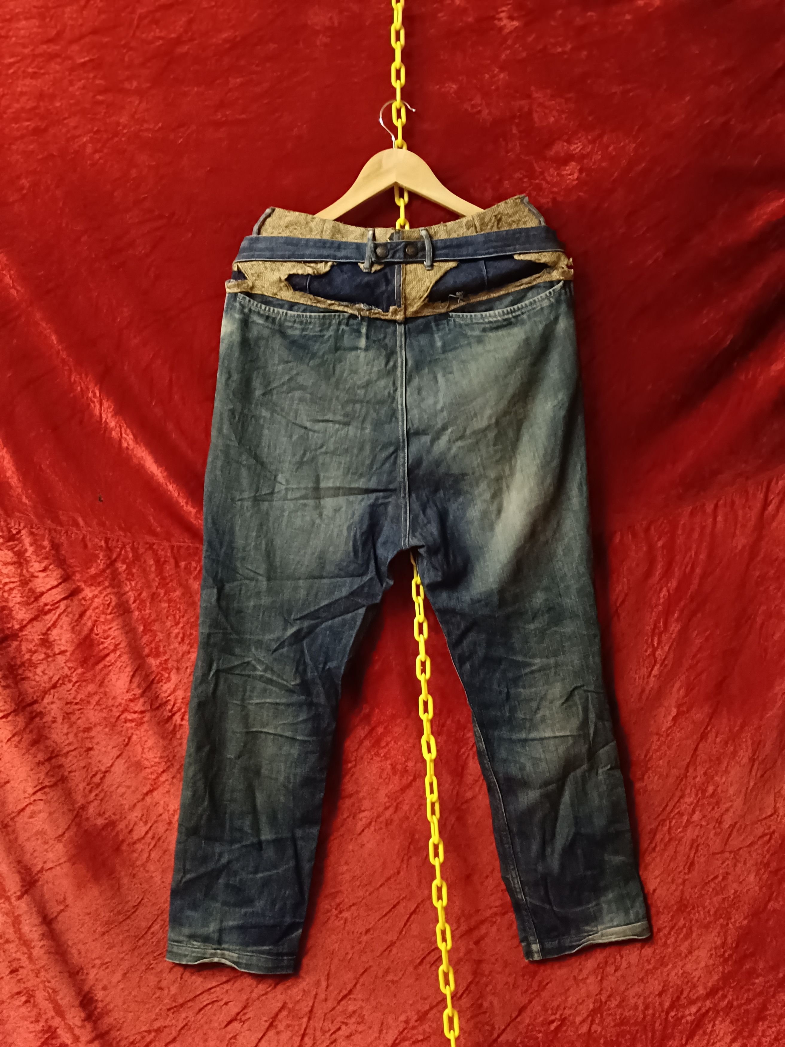 Kapital Kountry Clown Denim Pants Size US 31 - 7 Thumbnail