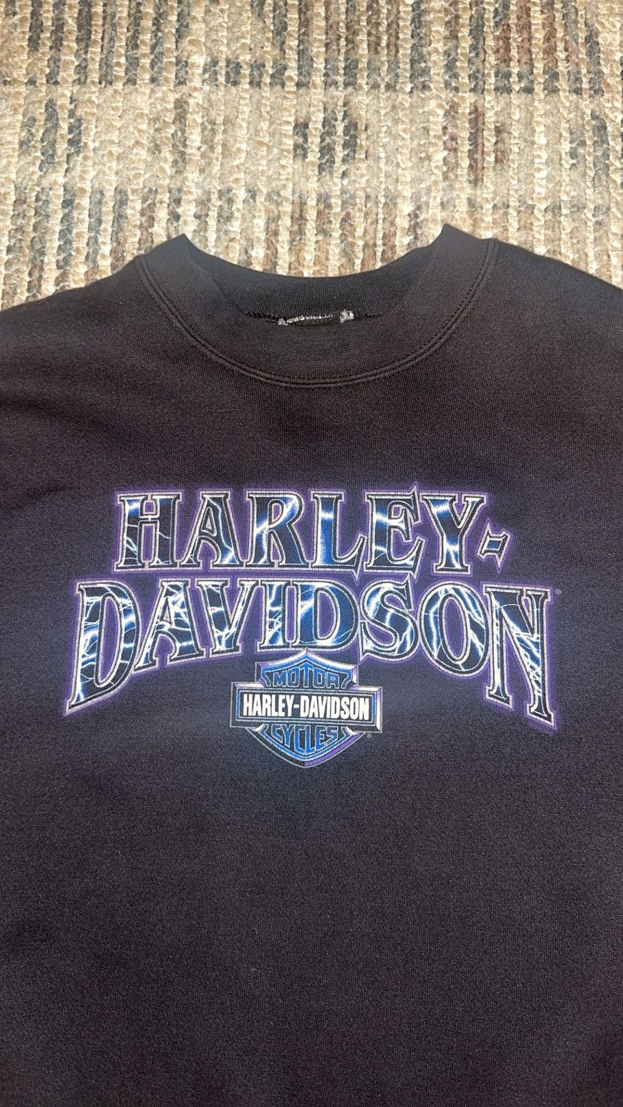Harley Davidson Harley Davidson Lightning Crewneck Size US L / EU 52-54 / 3 - 4 Thumbnail