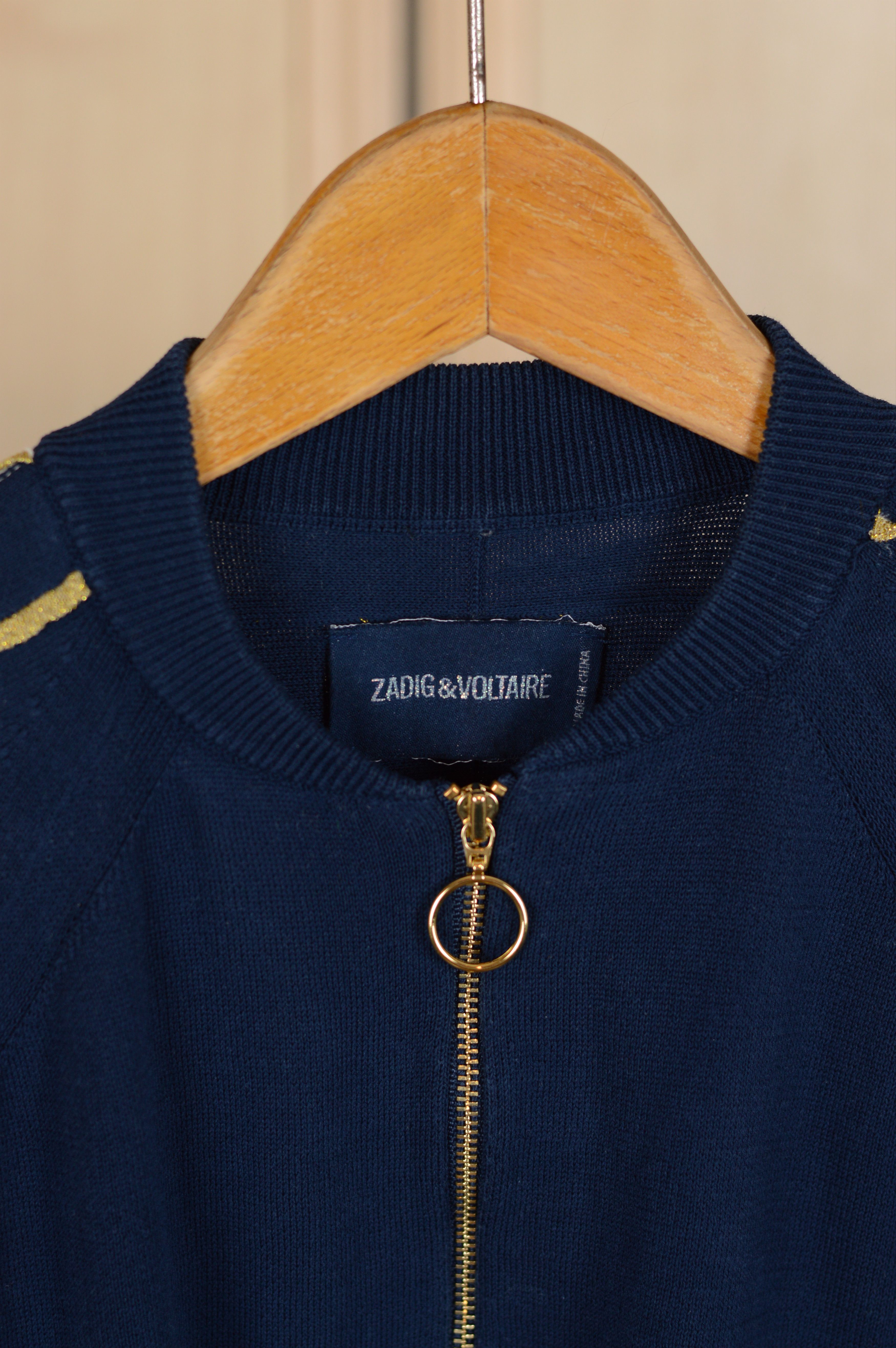 Zadig & Voltaire Zadig Voltaire Teri Zip Sweatshirt Size XS / US 0-2 / IT 36-38 - 3 Thumbnail