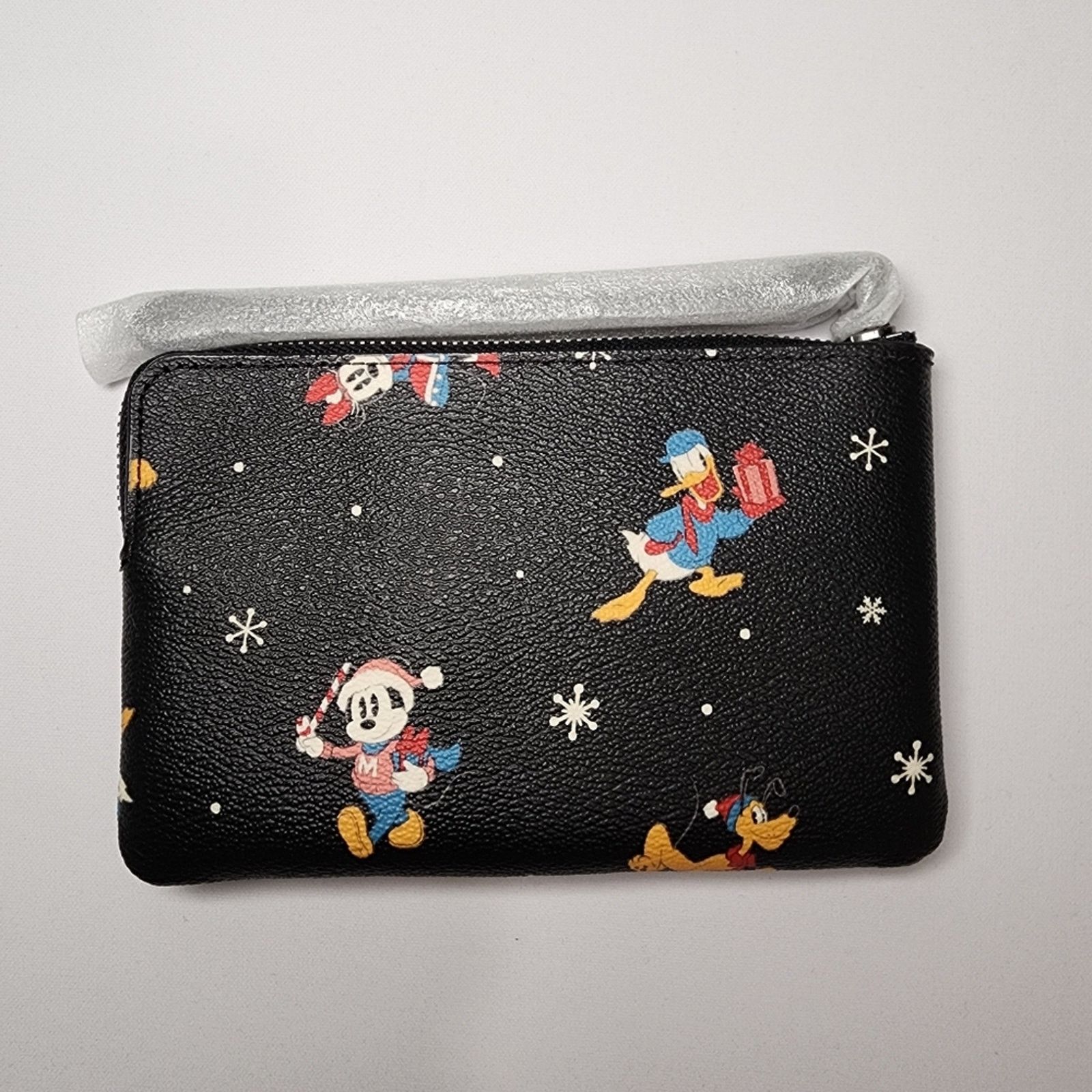 Coach NWT Coach CN031 Disney Corner Zip Wristlet Holiday Friends Size ONE SIZE - 2 Thumbnail