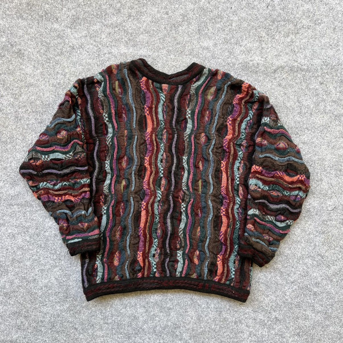 Coogi × Vintage Crazy Vintage Coogi 3D Cable Knit Sweater Size US M / EU 48-50 / 2 - 3 Thumbnail