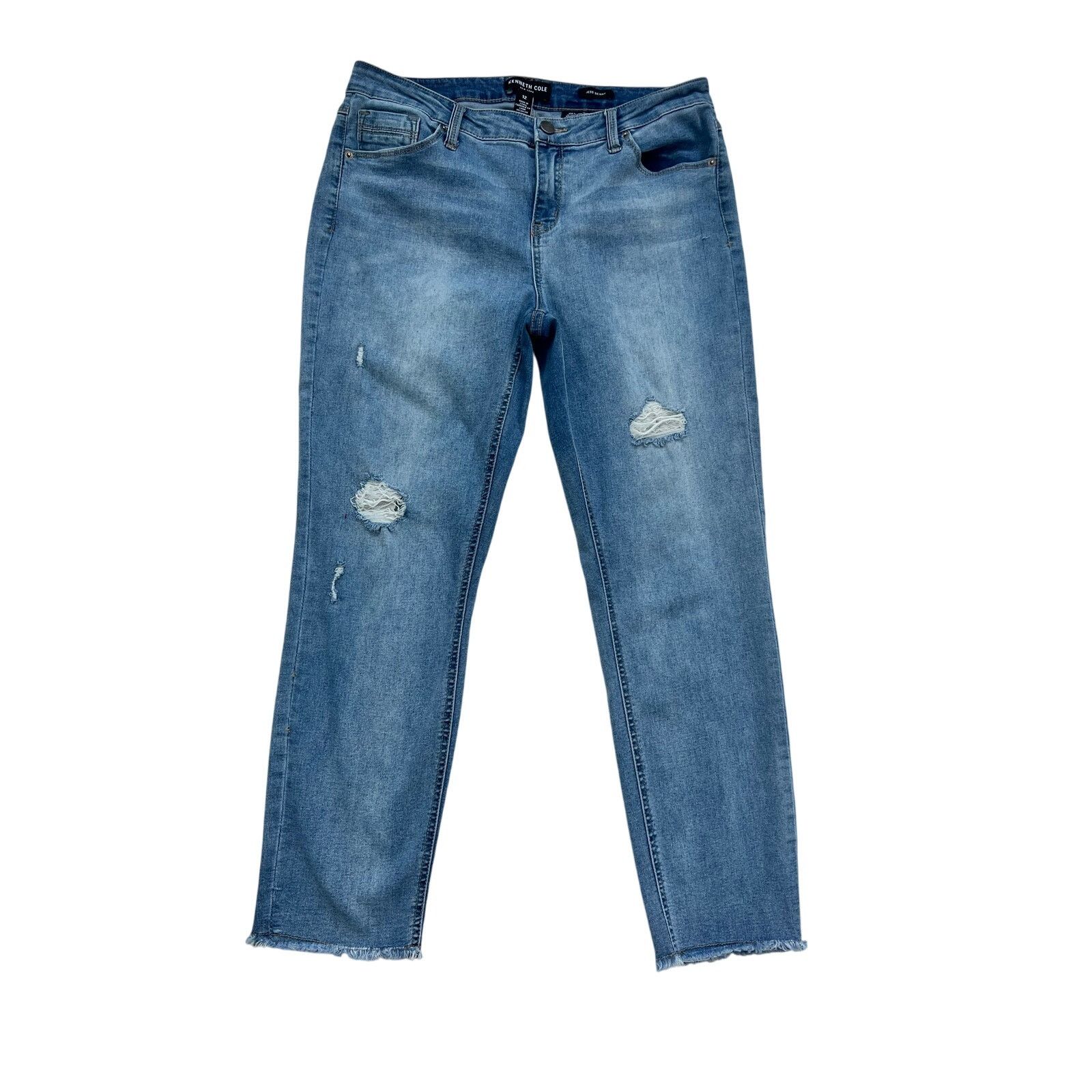Kenneth Cole Kenneth Cole New York MidRise Jess Skinny Jeans Size 12 Size 34" / US 12 / IT 48 - 1 Thumbnail