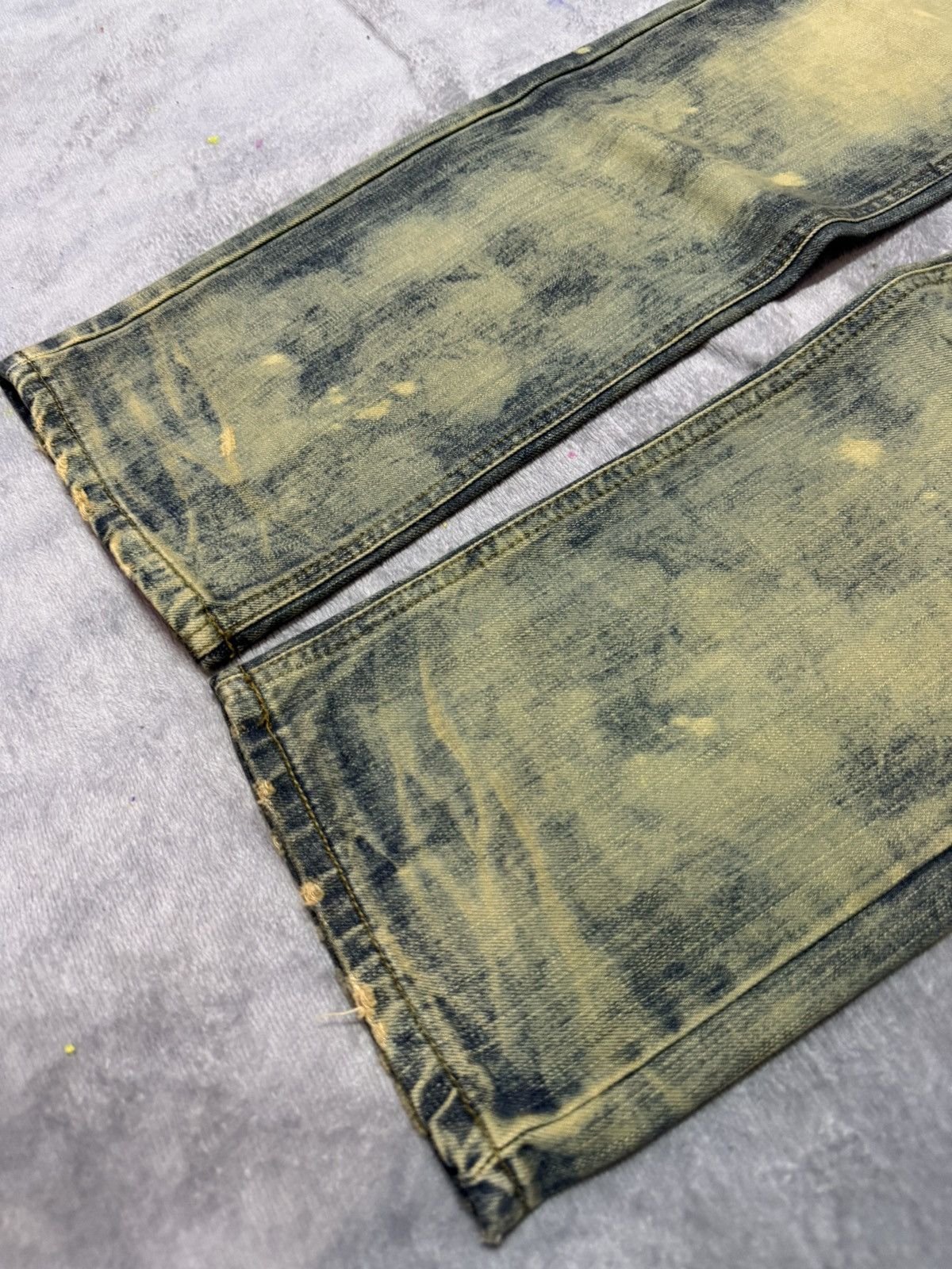Hysteric Glamour Standard Number Japan Acid Mud Wash Straight Jeans Size US 30 / EU 46 - 7 Thumbnail
