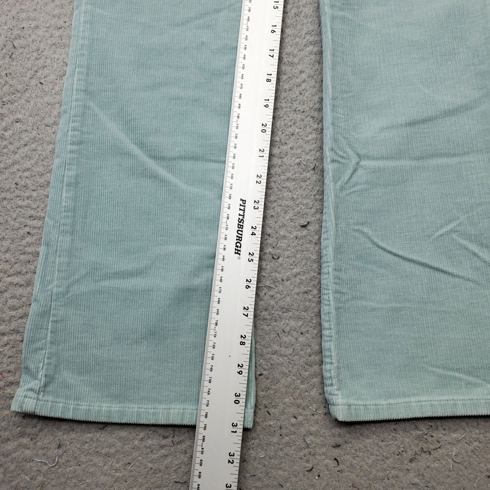 Juicy Couture Juicy Couture Womens Corduroy Bootcut Pants 28 Green 5-Pockets Streetwear USA Size 28" / US 6 / IT 42 - 4 Thumbnail
