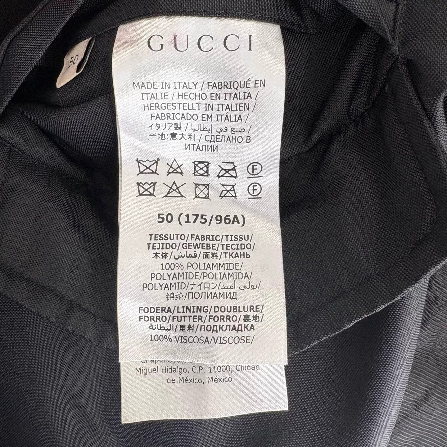Gucci Gucci Black Classic Embroidered Logo Jacket 50 Size US M / EU 48-50 / 2 - 4 Thumbnail