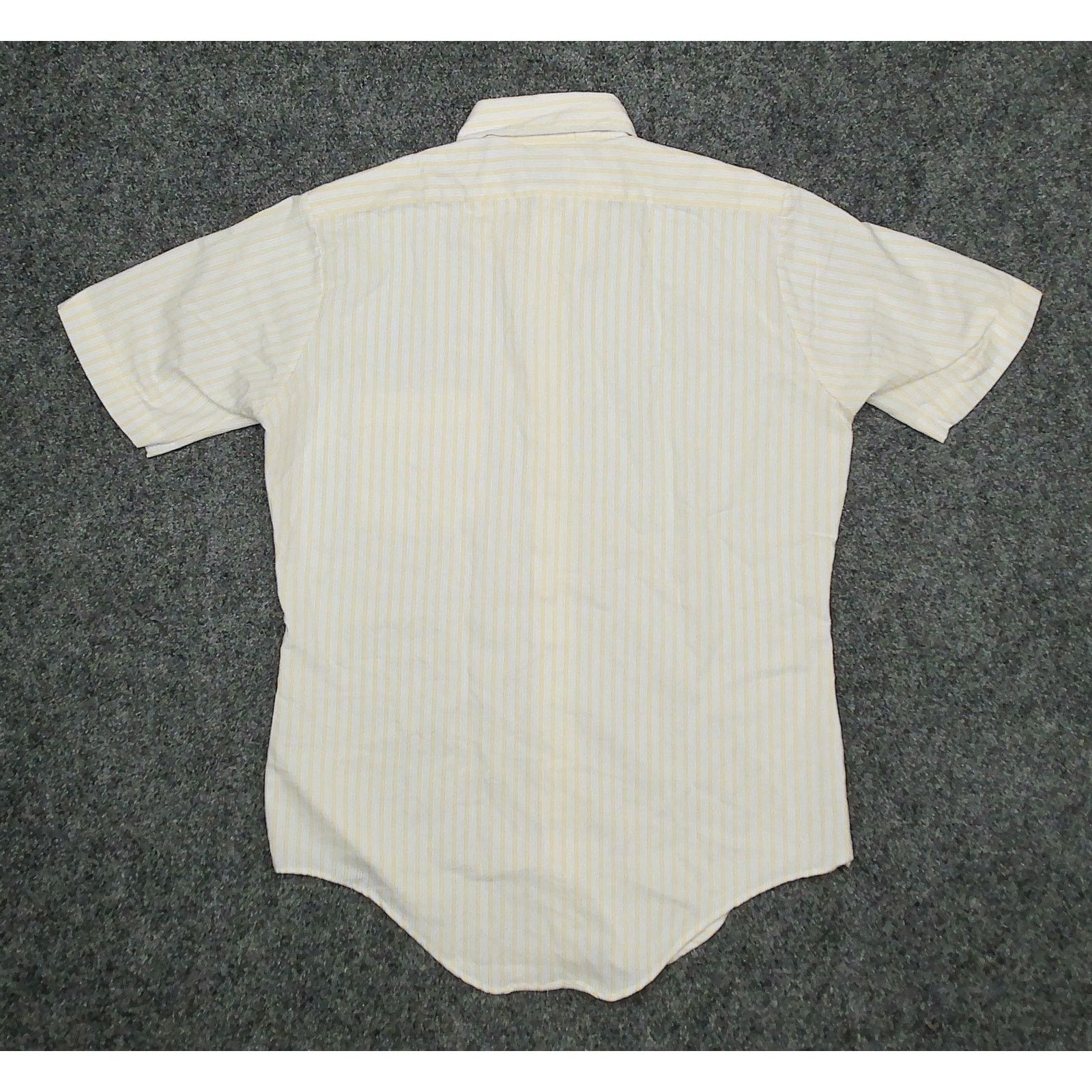 Arrow 70s Arrow Kent Striped Ribbed Point Collar Disco Shirt M Size US M / EU 48-50 / 2 - 4 Thumbnail