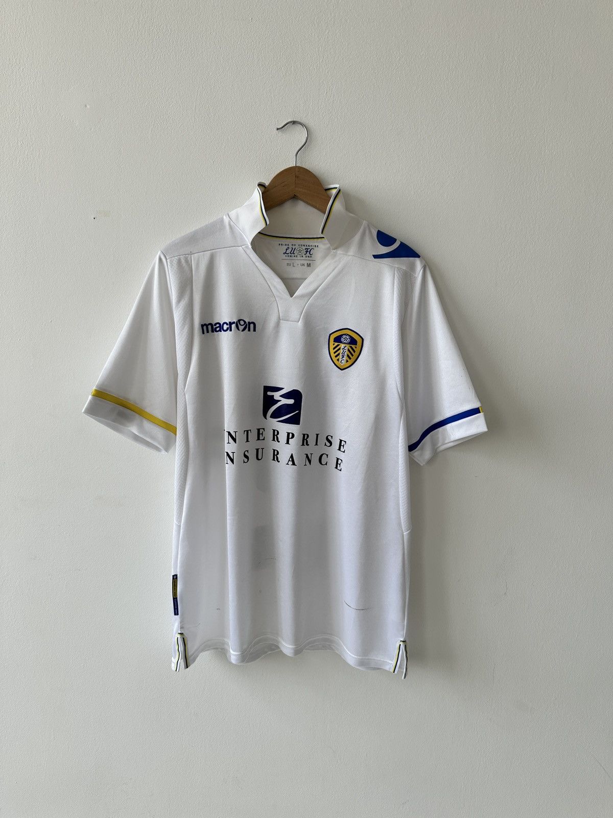 Macron Leeds United 2011/2012 Home Jersey Macron Size US L / EU 52-54 / 3 - 1 Thumbnail