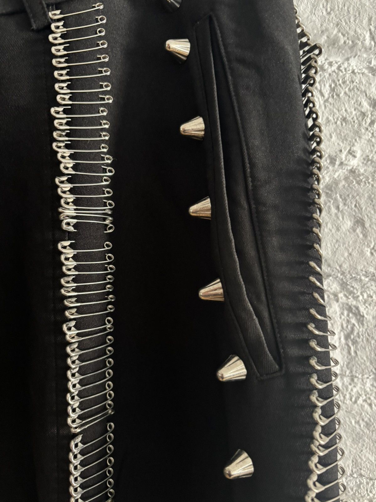 Comme des Garcons Homme Plus Comme des Garçons Homme Plus stud & safetypin trousers Size US 32 / EU 48 - 5 Thumbnail