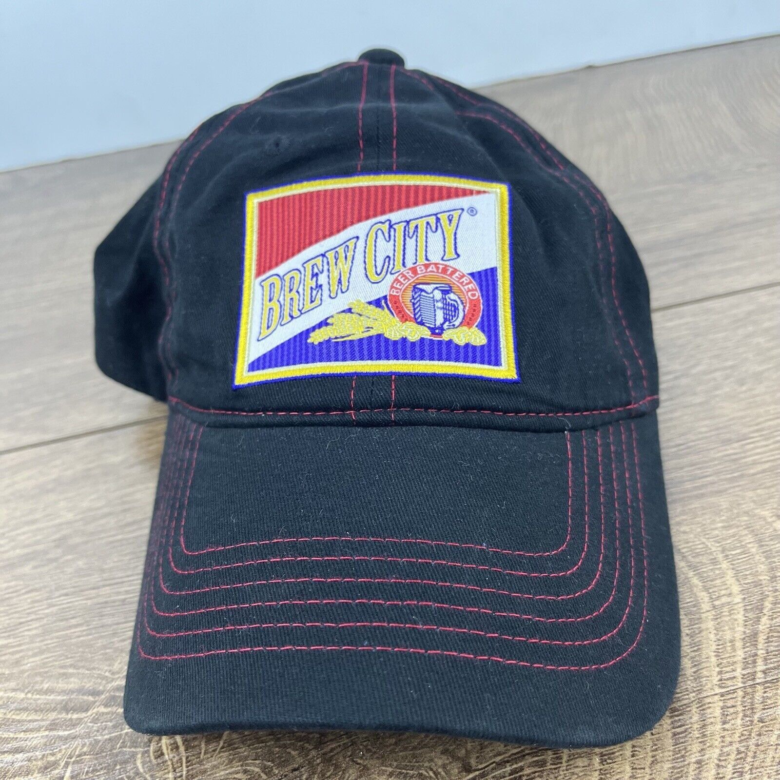Other Brew City Hat Black Cap Hat Adjustable Hat Black Adult Hat Size ONE SIZE - 3 Thumbnail