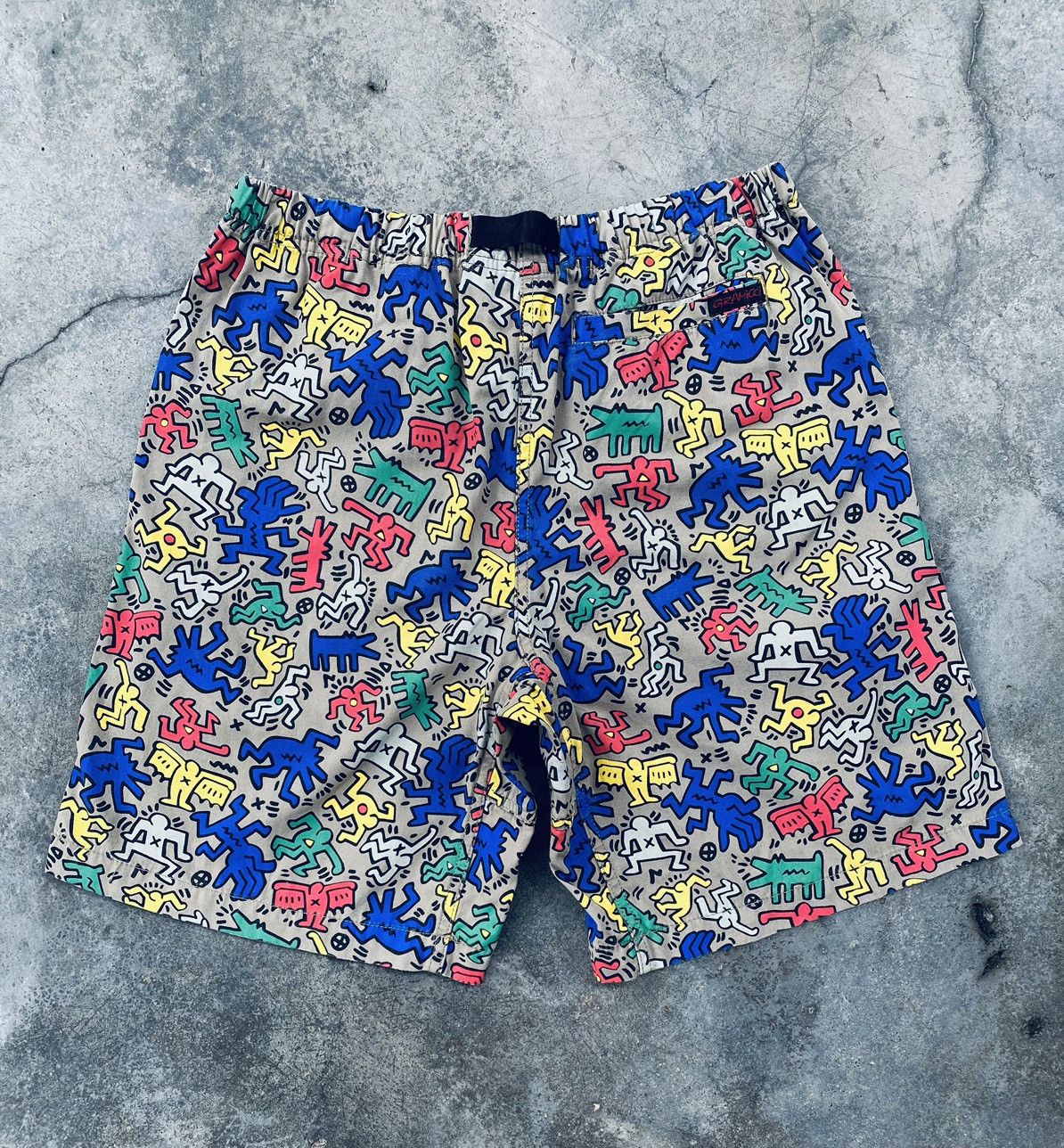 Keith Haring Vintage Y2k Gramicci Keith Haring Pop Art Jorts Pants Size US 30 / EU 46 - 2 Thumbnail