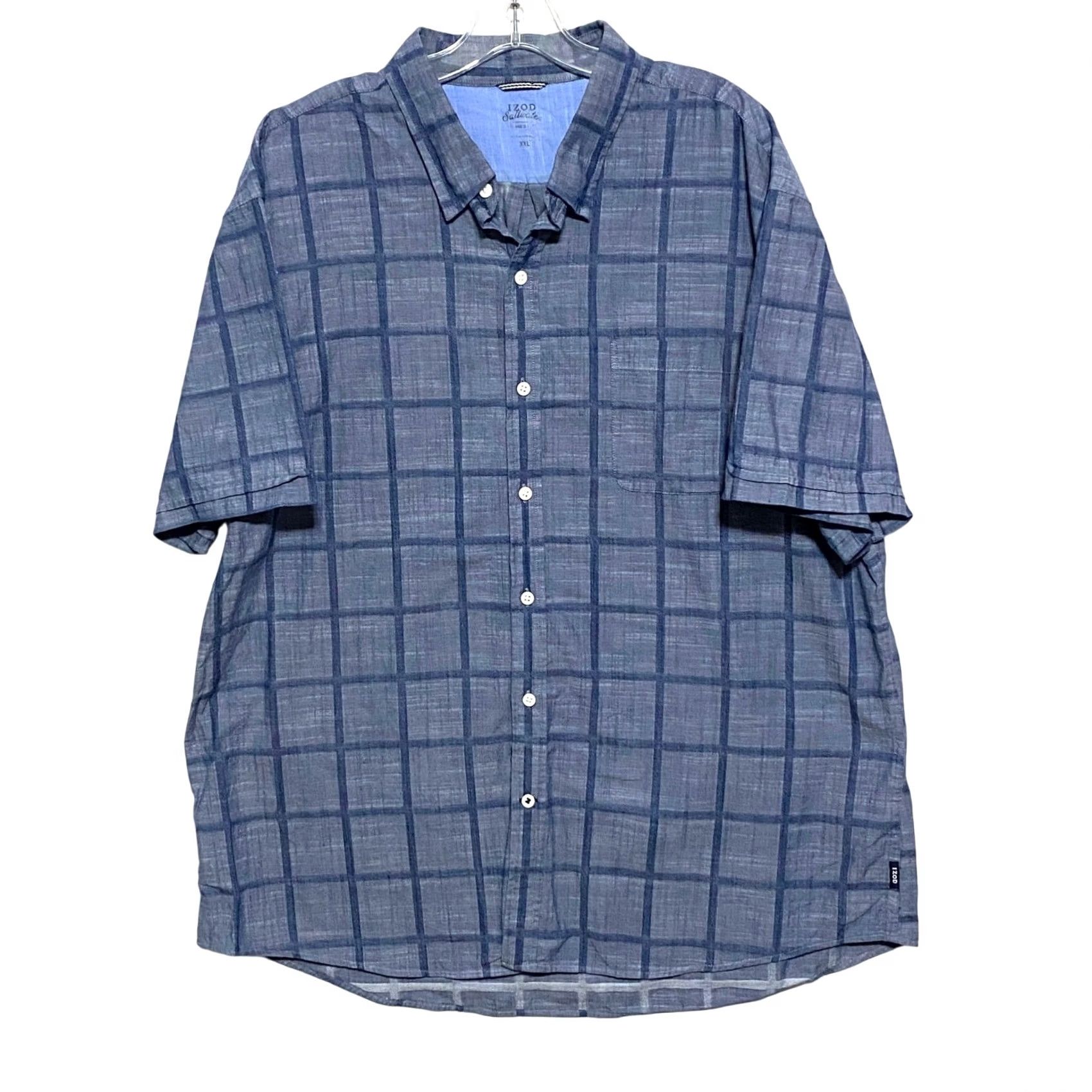 Izod Izod Button Shirt Men XXL Blue Saltwater Relaxed Classic Pocket Coastal Nautical Size US XXL / EU 58 / 5 - 2 Thumbnail