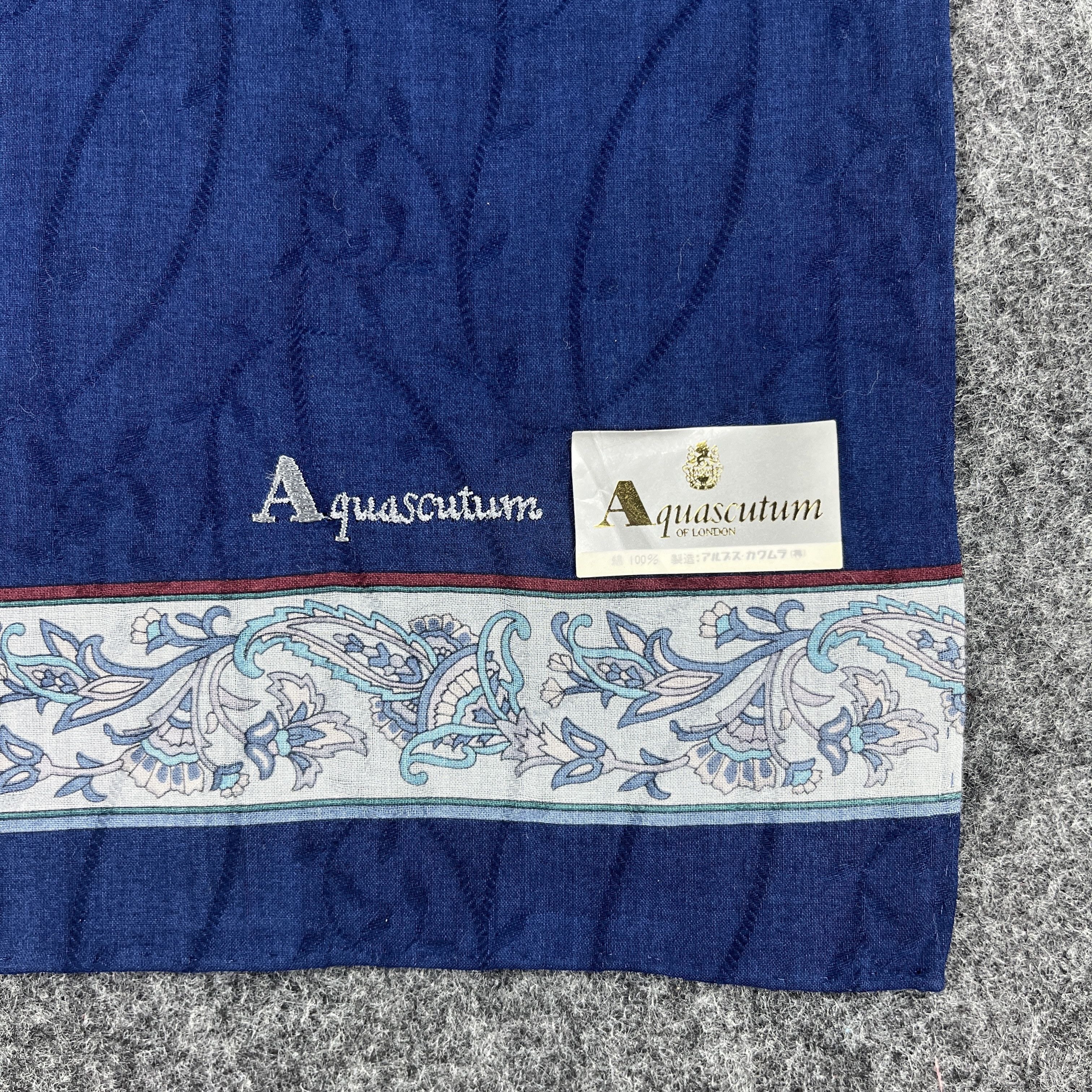 Aquascutum Aquascutum Handkerchief / Bandana / Neckerchief B191 Size ONE SIZE - 4 Thumbnail
