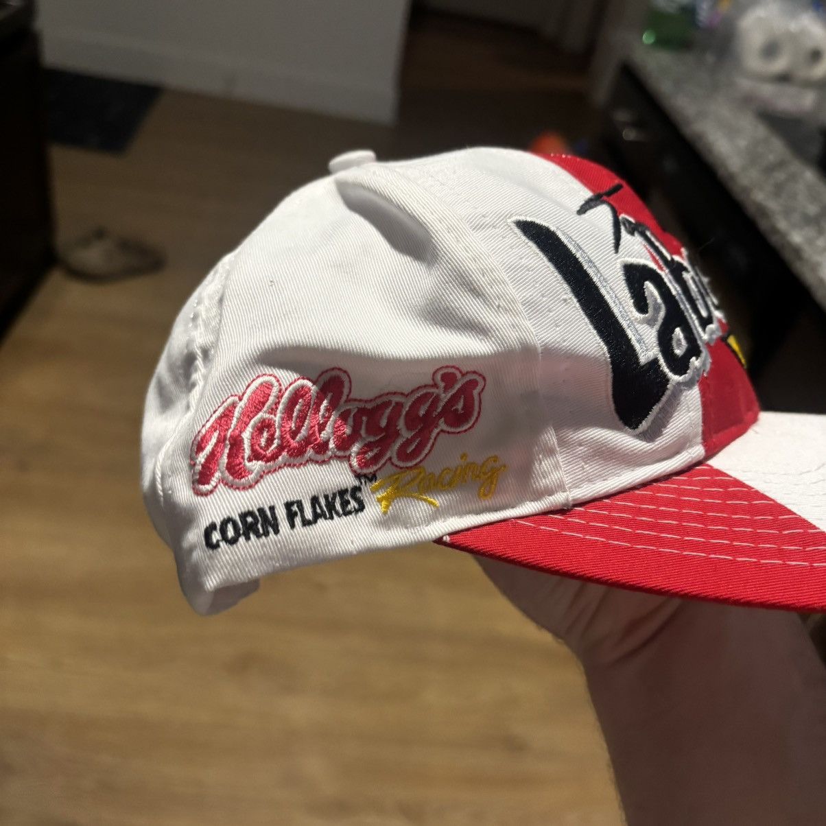 Vintage Tony Labonte Embroidered Kellogg NASCAR Snapback Hat Size ONE SIZE - 2 Thumbnail