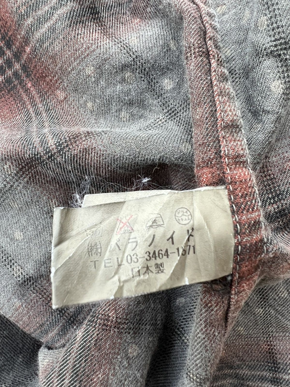 20471120 Vintage Paranoid Japan Blink Dot Bondage Flannel Shirt Size US S / EU 44-46 / 1 - 24 Thumbnail
