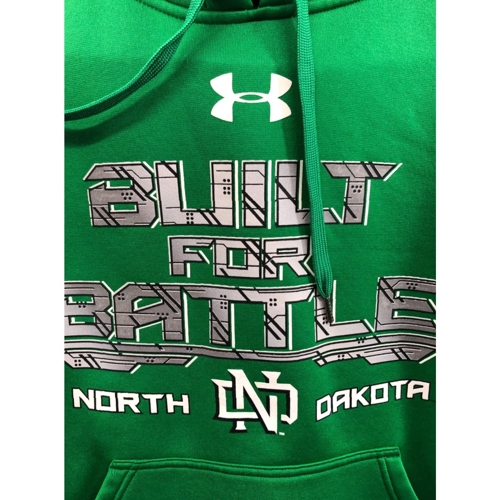 Under Armour Under Armour Storm Hoodie Mens S Green Long Sleeve Pullover Hooded Pockets Logo Cotton Knit Fall Winter Sports Shirt Size US S / EU 44-46 / 1 - 6 Thumbnail