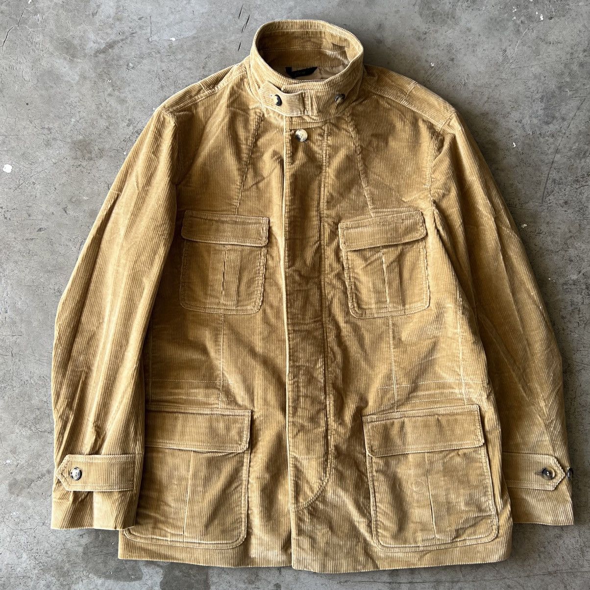 Brioni Brioni - Corduroy Sahariana Jacket Size US XXL / EU 58 / 5 - 1 Thumbnail