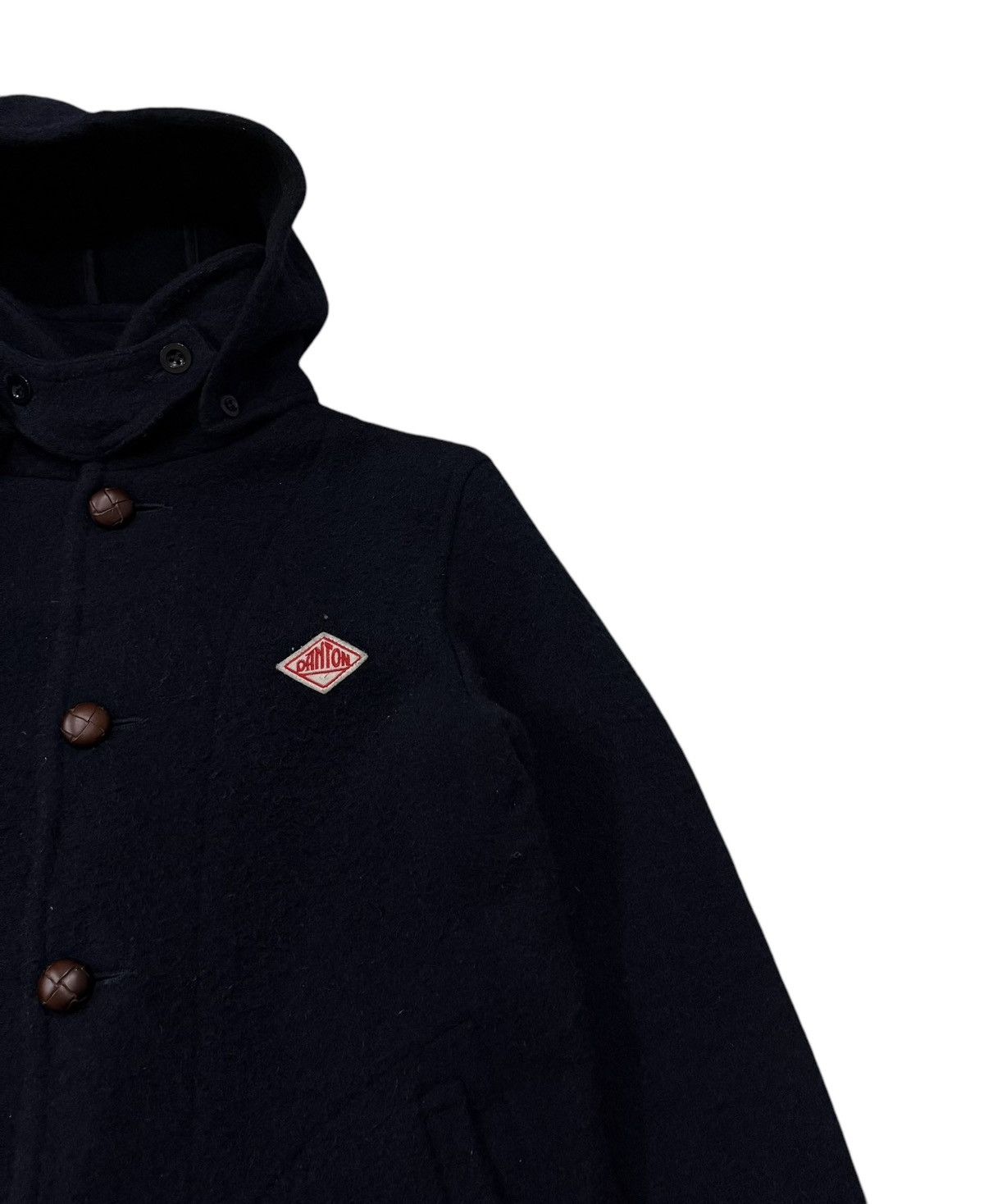 Danton Vintage Danton Vetements De Trevail Wool Hoodie Jacket Size M / US 6-8 / IT 42-44 - 2 Thumbnail