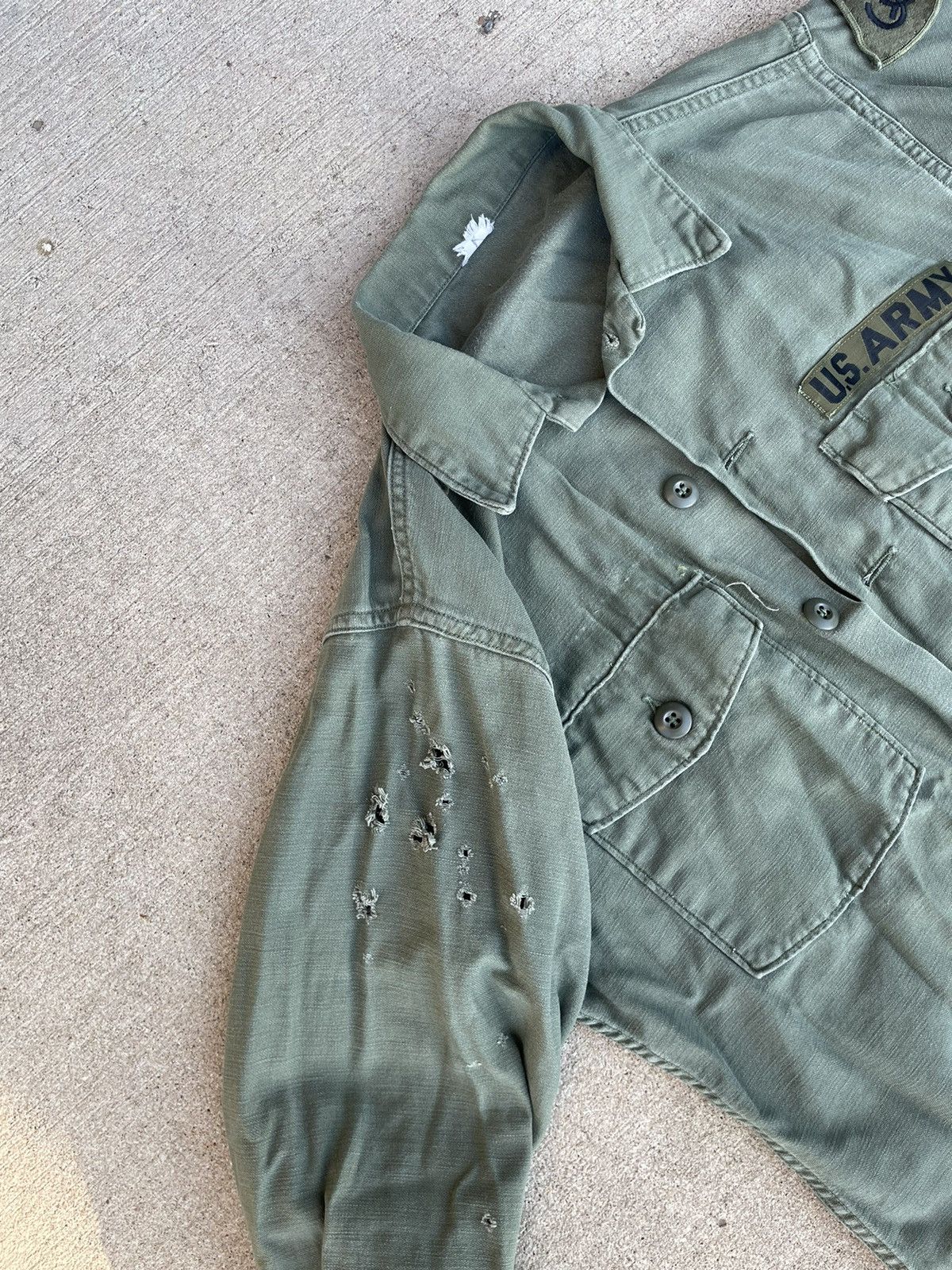Vintage US Army Military OG-107 Utility Fatigue Shirt Size US M / EU 48-50 / 2 - 6 Thumbnail
