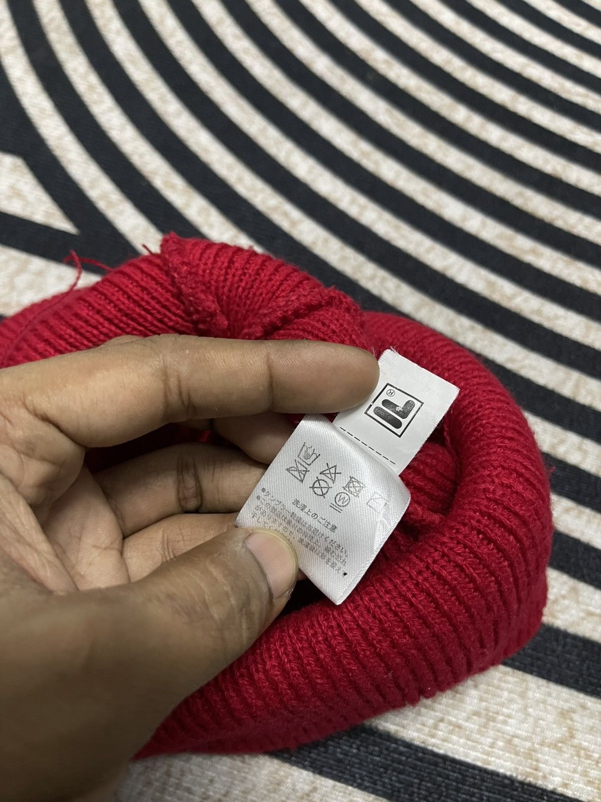 Fila 90s FILA EMBROIDERED BEANIE HAT Size ONE SIZE - 7 Thumbnail