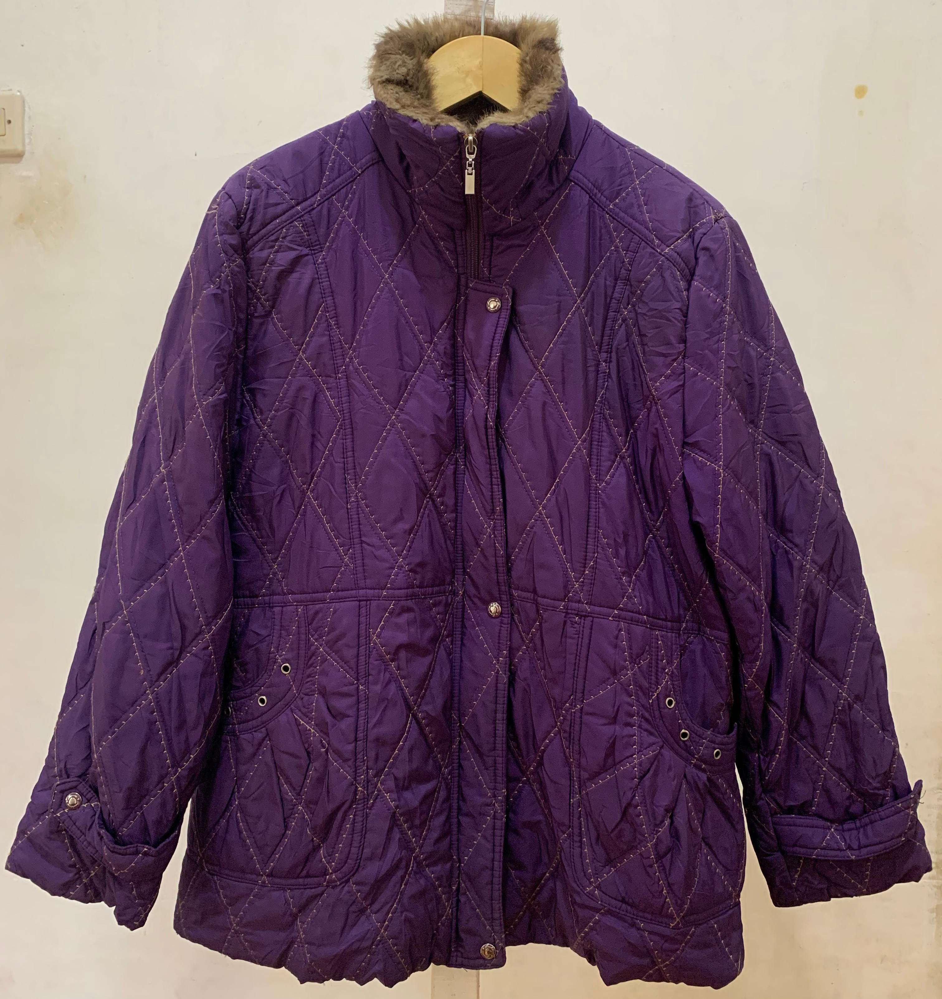 Other Purple Sherpa Fleece Jacket Size US L / EU 52-54 / 3 - 1 Thumbnail