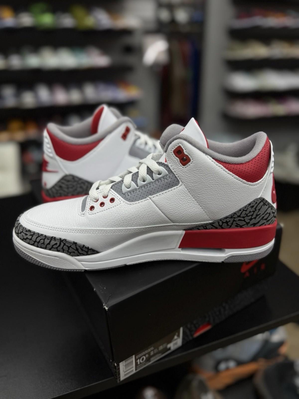 Nike Size 10.5 - Nike Air Jordan 3 Fire Red 2022 DN3707-160 OG Size US 10.5 / EU 43-44 - 3 Thumbnail