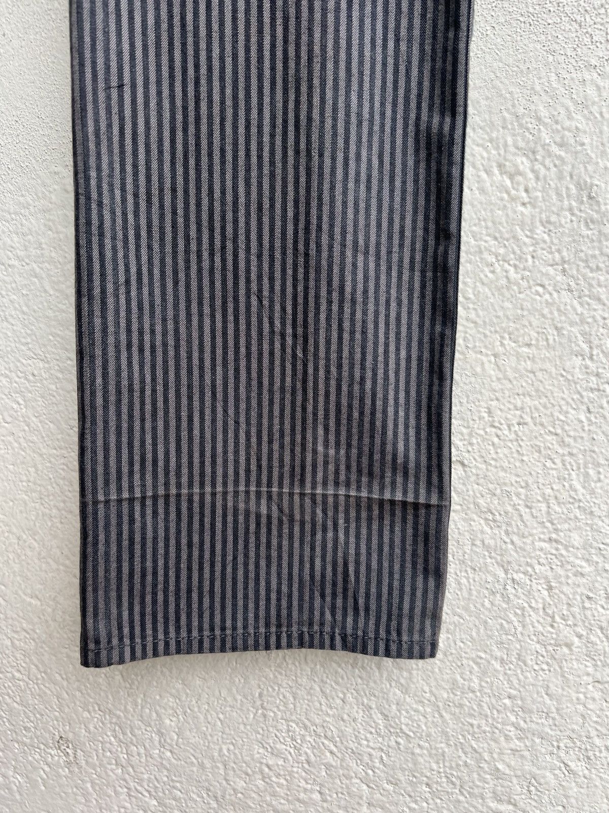 Vintage NO CONCEPT BUT GOOD SENSE Japan Sun Fade Stripe Trouser Pant Size US 30 / EU 46 - 17 Thumbnail