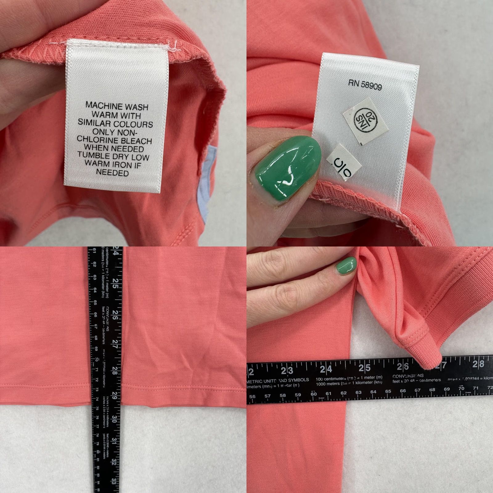 Roundtree & Yorke Roundtree & Yorke Polo Shirt Mens L Pink Supima Knit Cotton Casual NWT Summer Golf 100% Cotton Short Sleeve Solid Collared Size US L / EU 52-54 / 3 - 8 Thumbnail