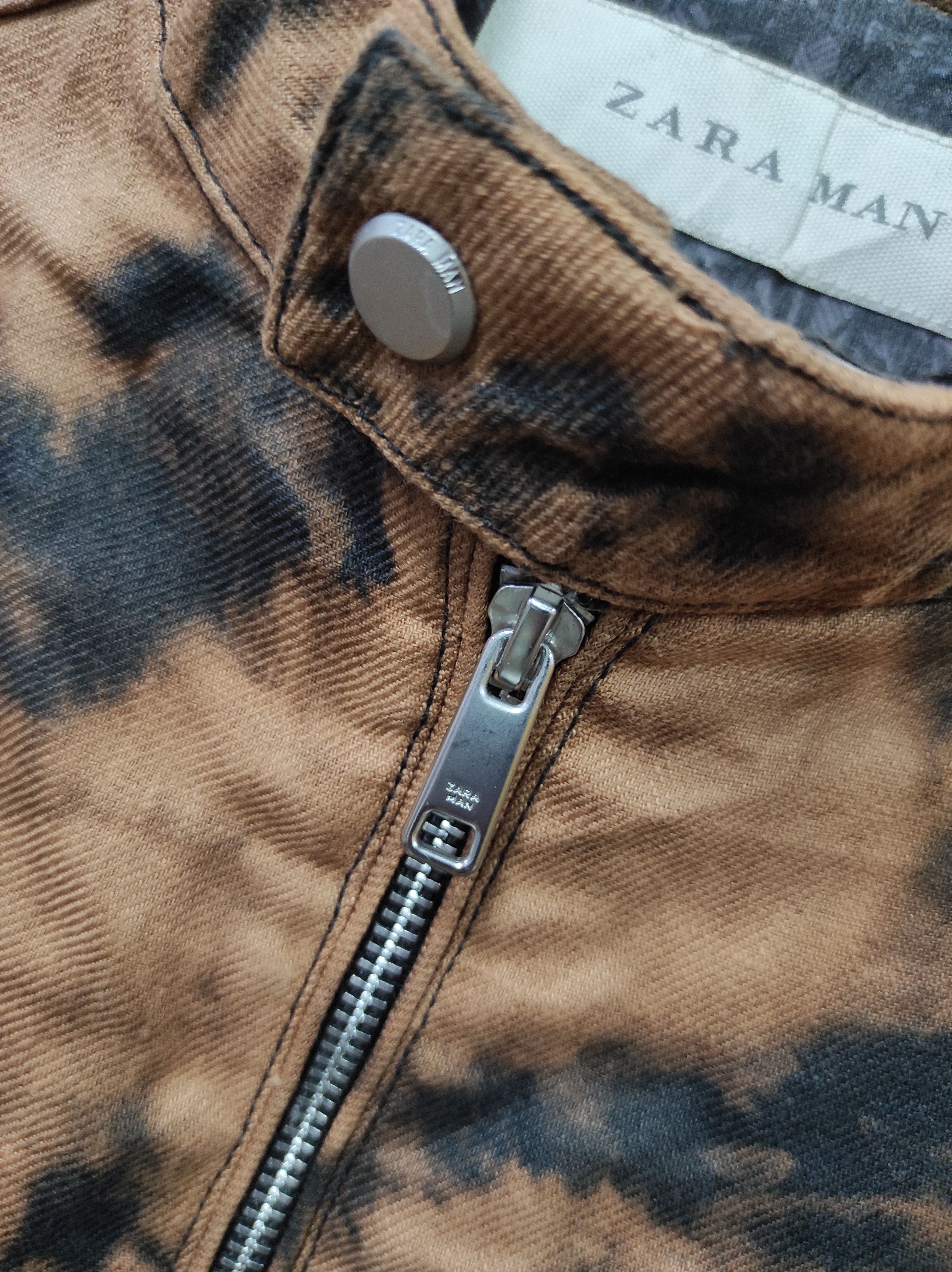 Zara ZARA MAN BIKE JACKET TIE DYE Size US S / EU 44-46 / 1 - 4 Thumbnail