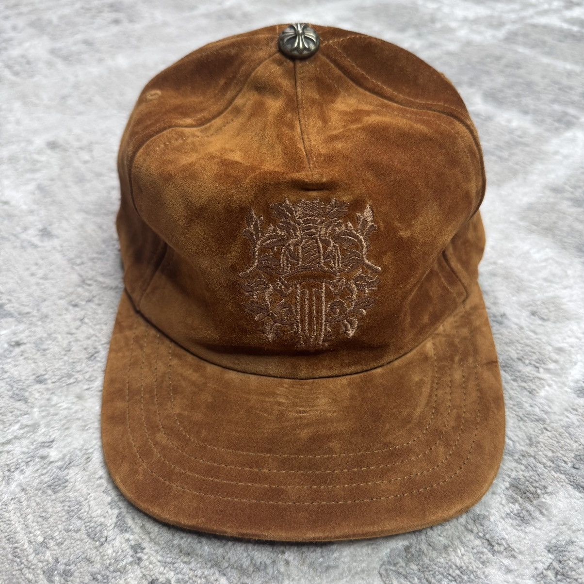 Chrome Hearts Suede dagger leather strap hat Size ONE SIZE - 1 Thumbnail