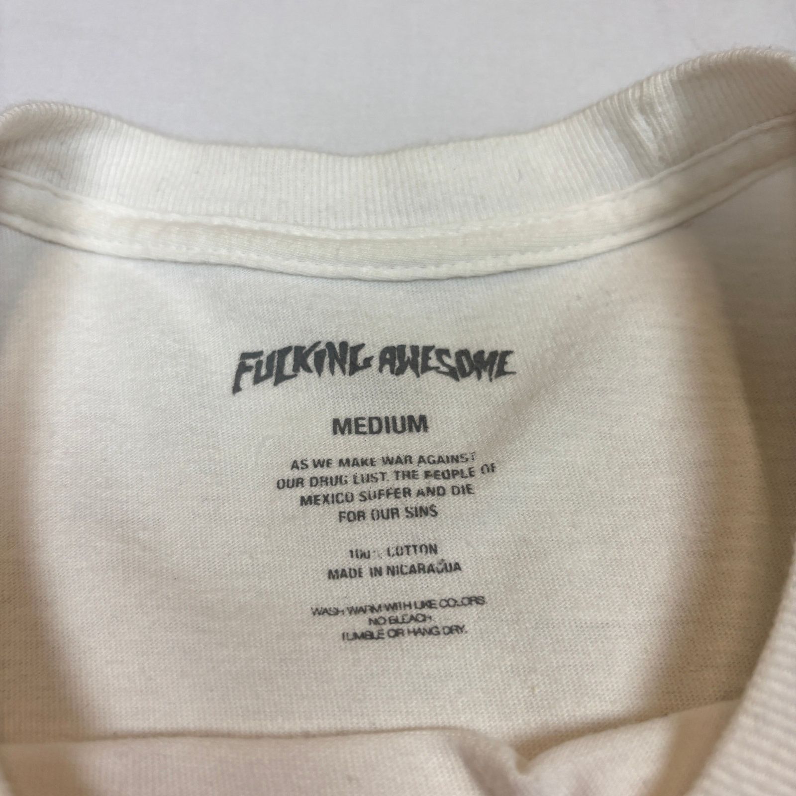 Fucking Awesome F*cking Awesome FA Depraved T Shirt Men's Medium Skater Size US M / EU 48-50 / 2 - 6 Thumbnail