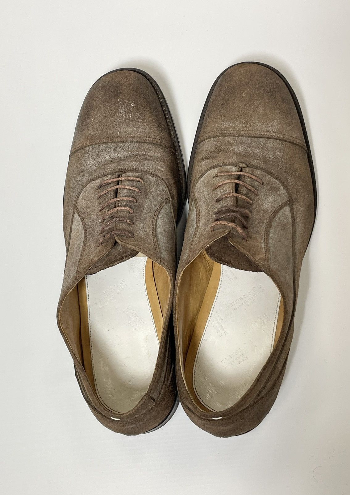 Maison Margiela ‘Mould’ Effect Suede Oxford Shoes Size US 11 / EU 44 - 13 Thumbnail