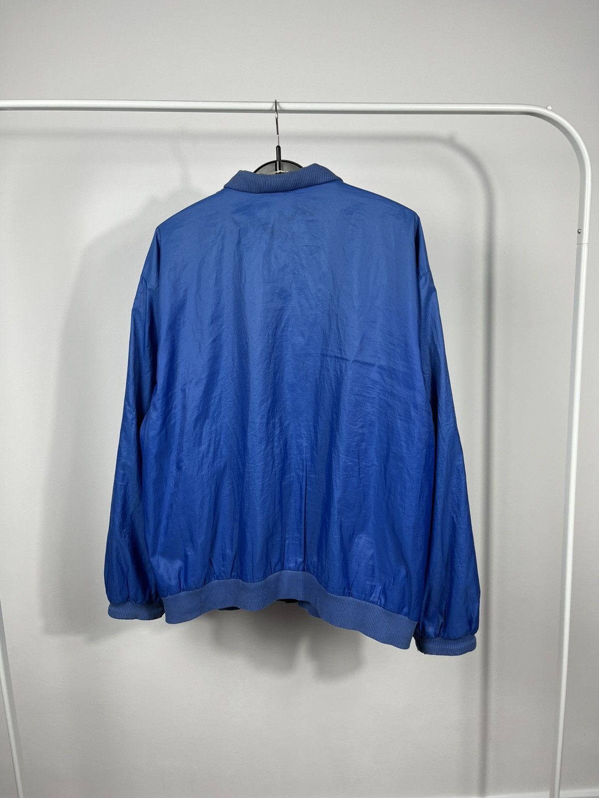 Lacoste Vintage Lacoste Bomber Jacket Blue Full Zip Made in France Size US XXL / EU 58 / 5 - 11 Thumbnail