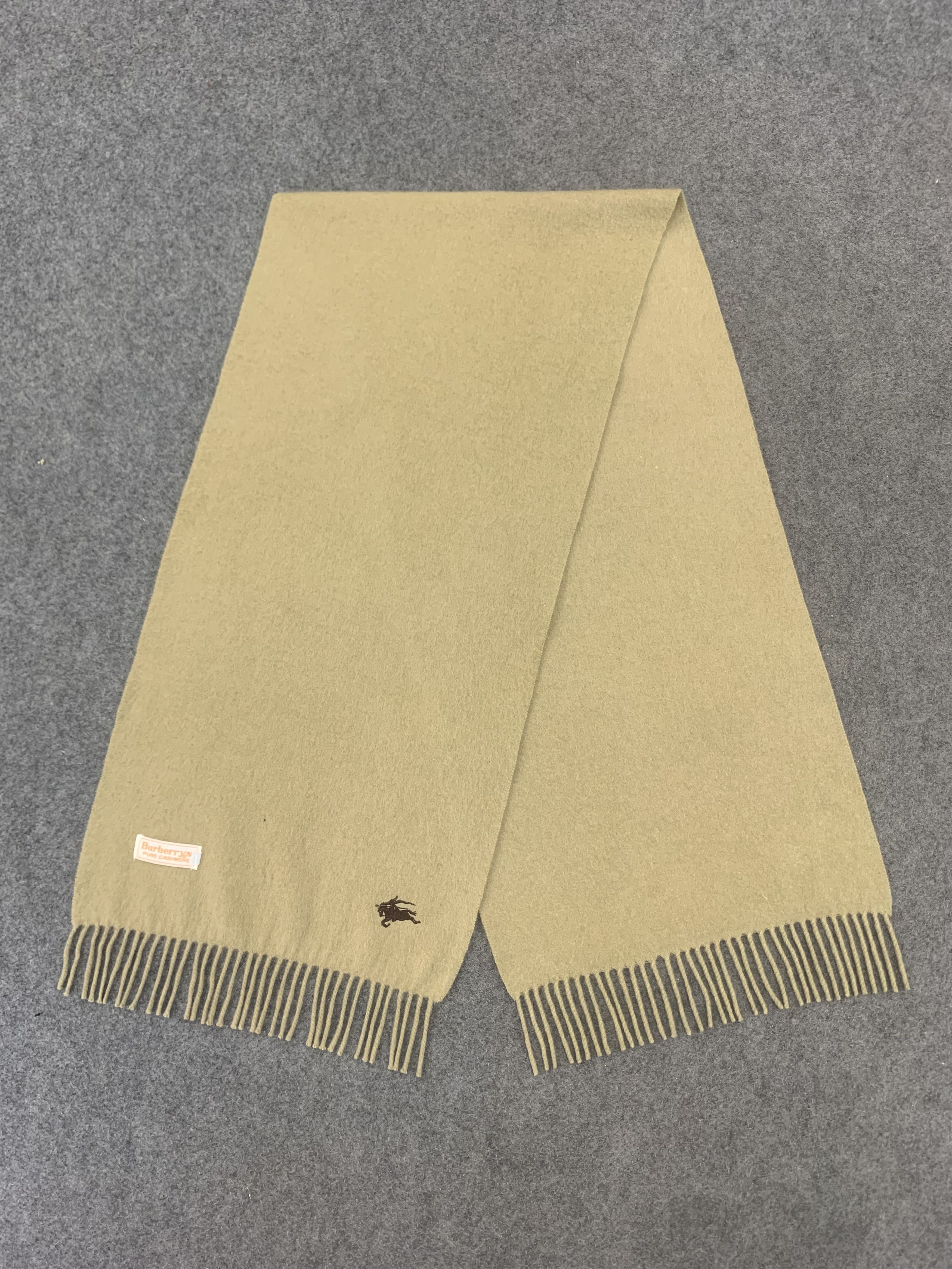 Burberry Burberrys Scarf Cashmere Muffler Neck Wrap BL9126 Size ONE SIZE - 3 Thumbnail